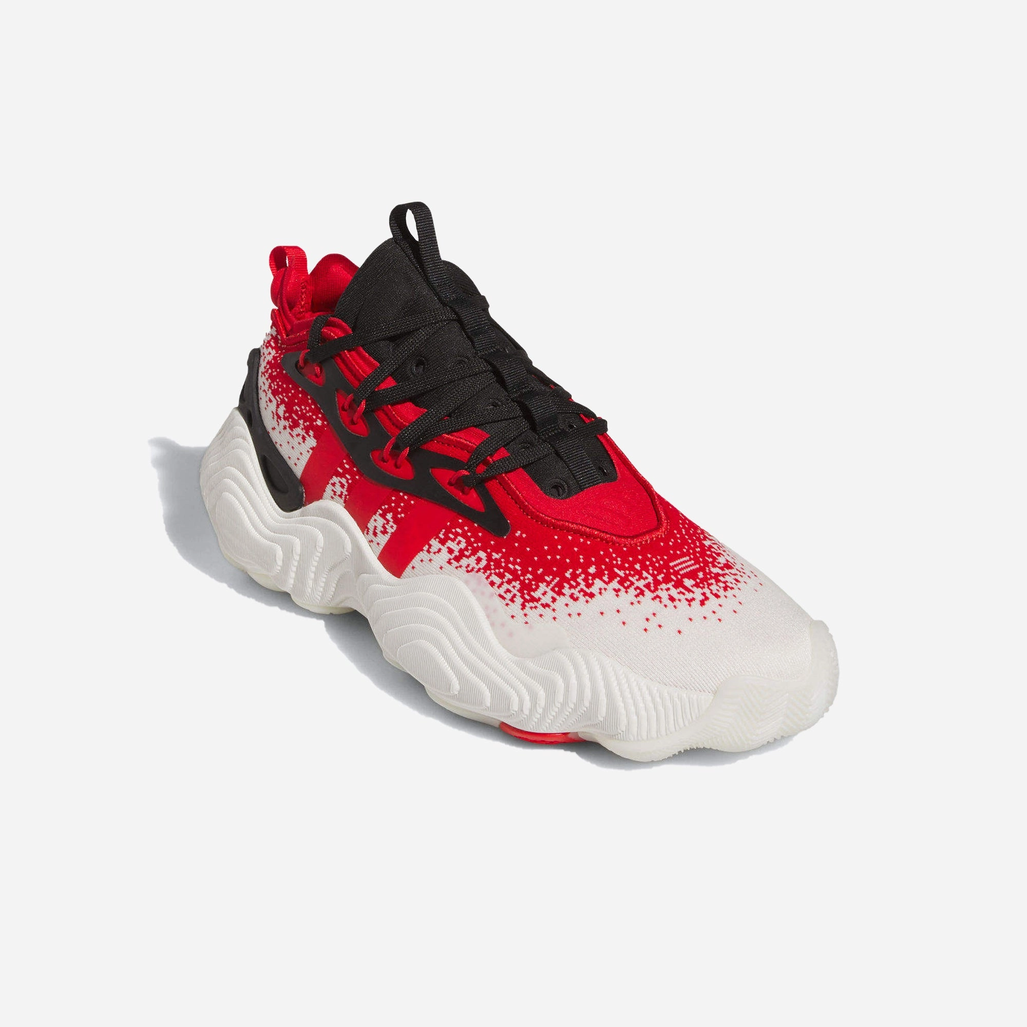 Adidas | TRAE YOUNG 3  { OFF WHITE/RED/CORE BLACK
