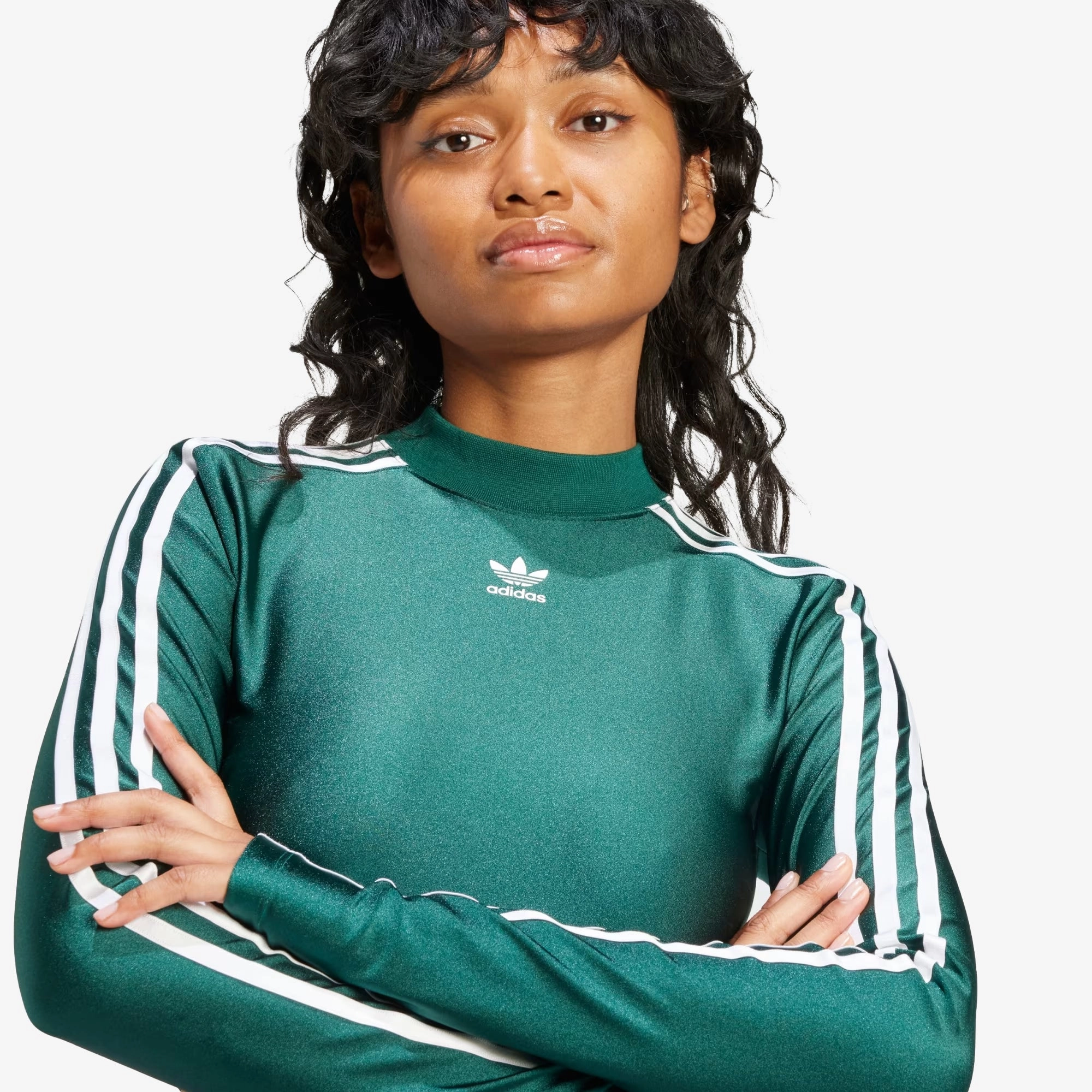 Adidas Originals | 3-STRIPES CROPPED LONG SLEEVE TEE