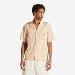 Adidas Originals | MONO SATIN SHIRT  { CRYSTAL SAND