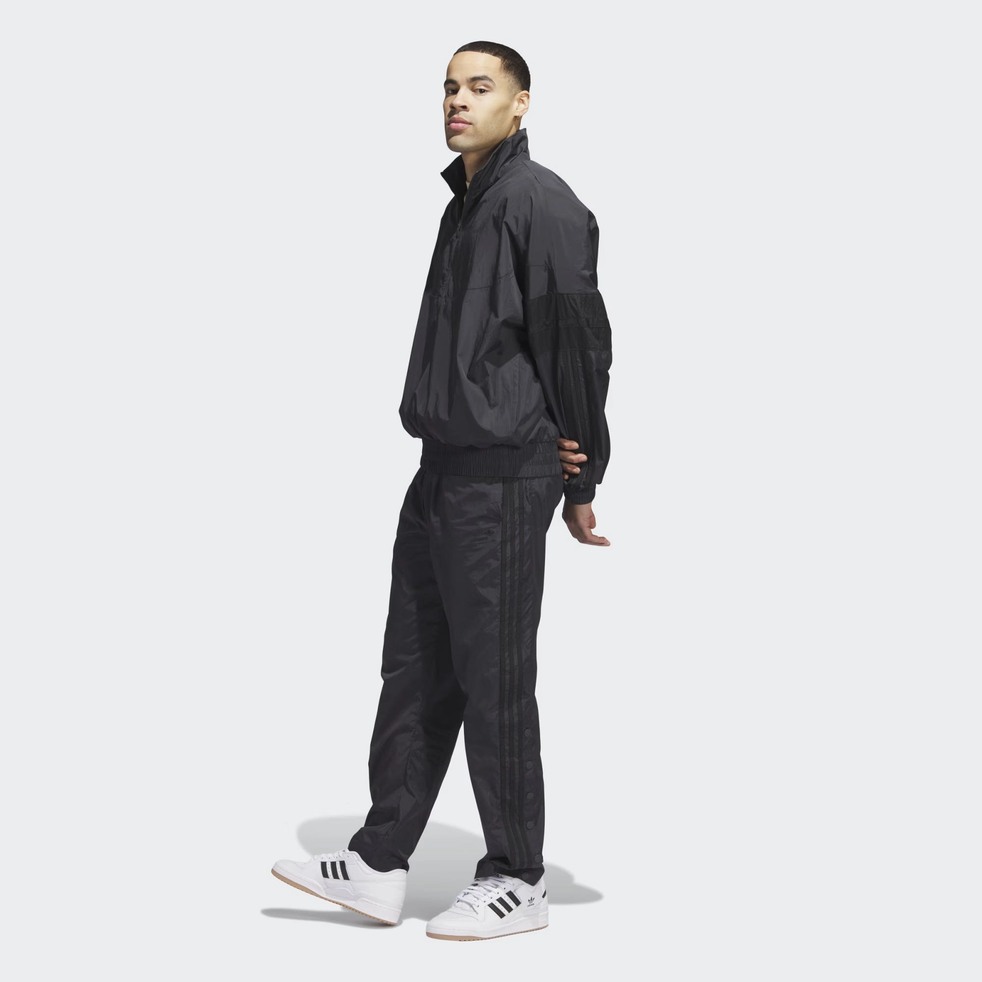 Adidas Originals | WARM-UP BASKETBALL JACKET  { CARBON