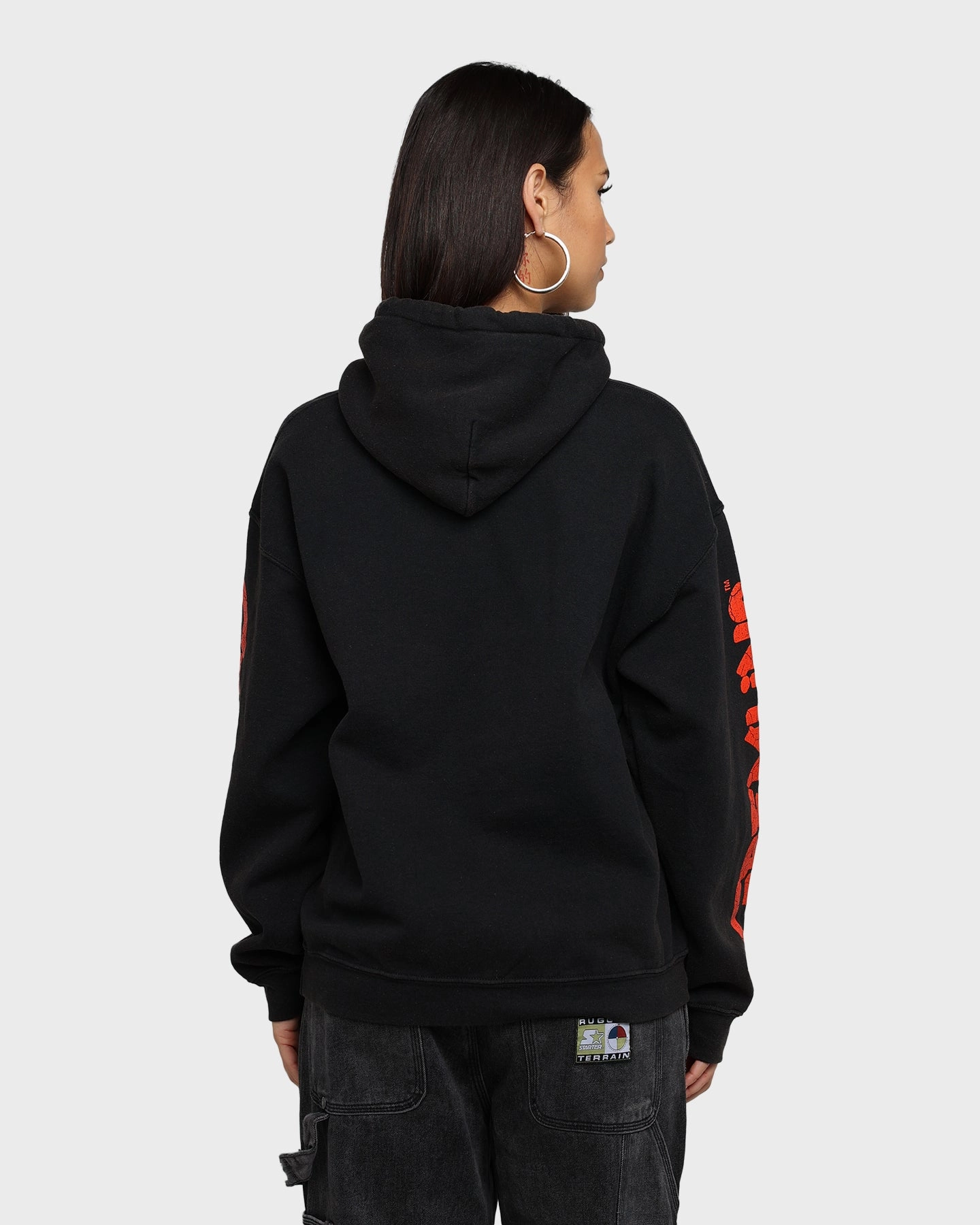 American Thrift X Gremlins Gremlin Vintage Hoodie Black Wash