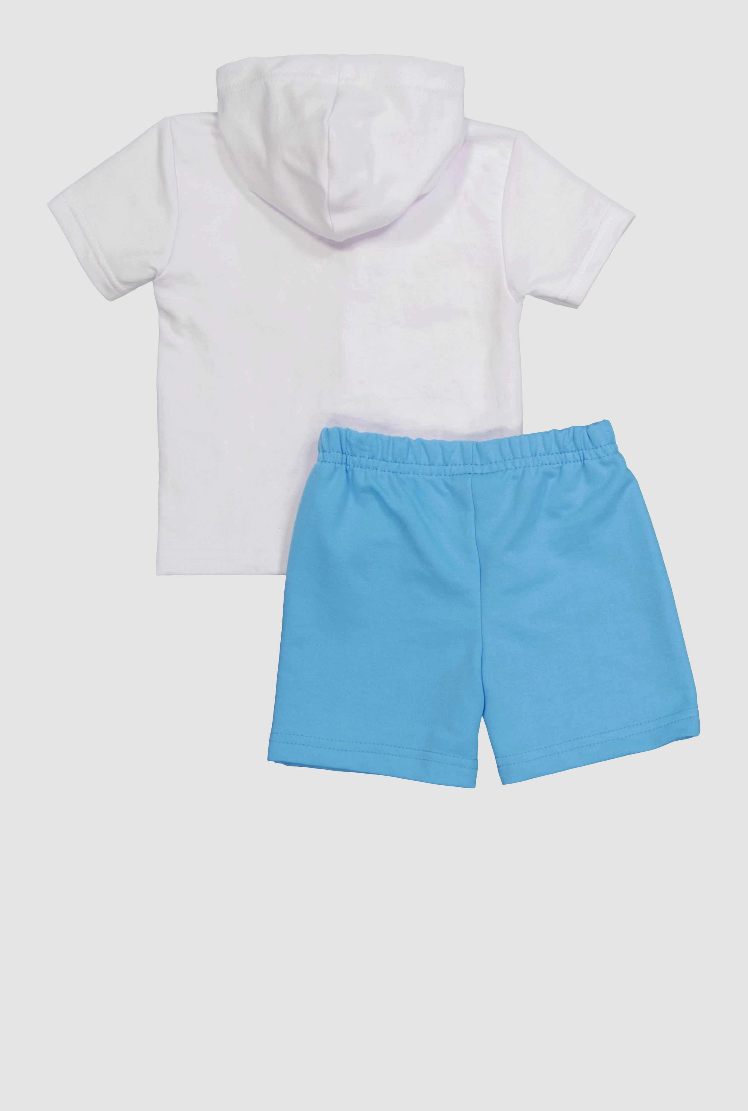 Baby Boys 12-24M Here Comes Teddy Graphic Hoodie and Shorts