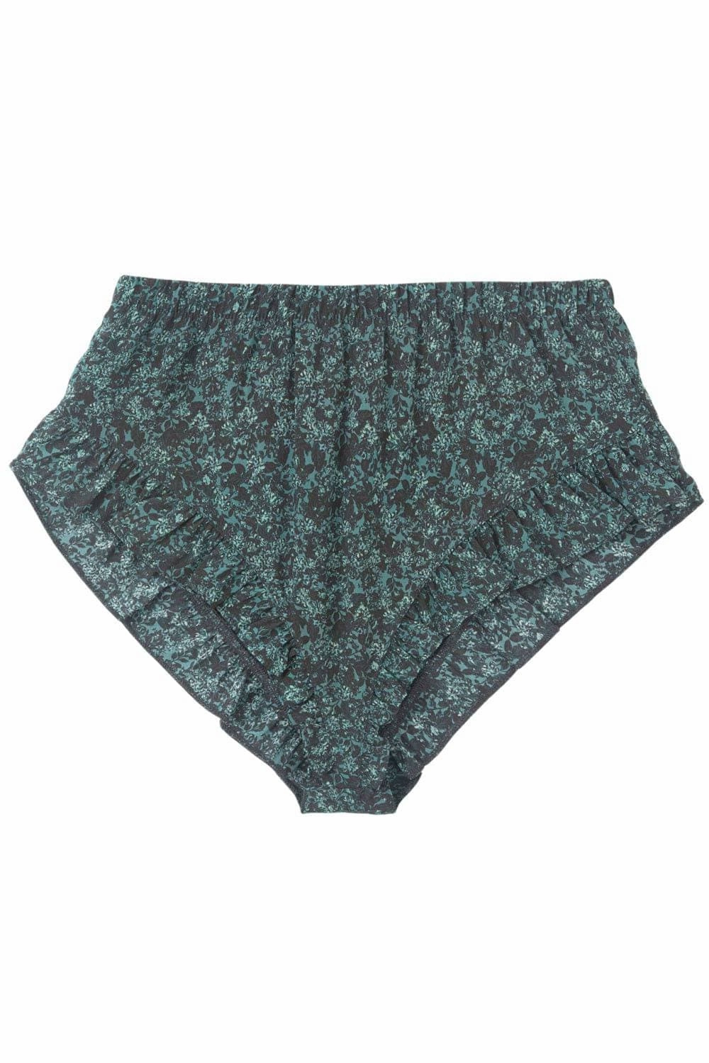 Botanist Silk Ruffled Shorts, Size S (UK 8-10)