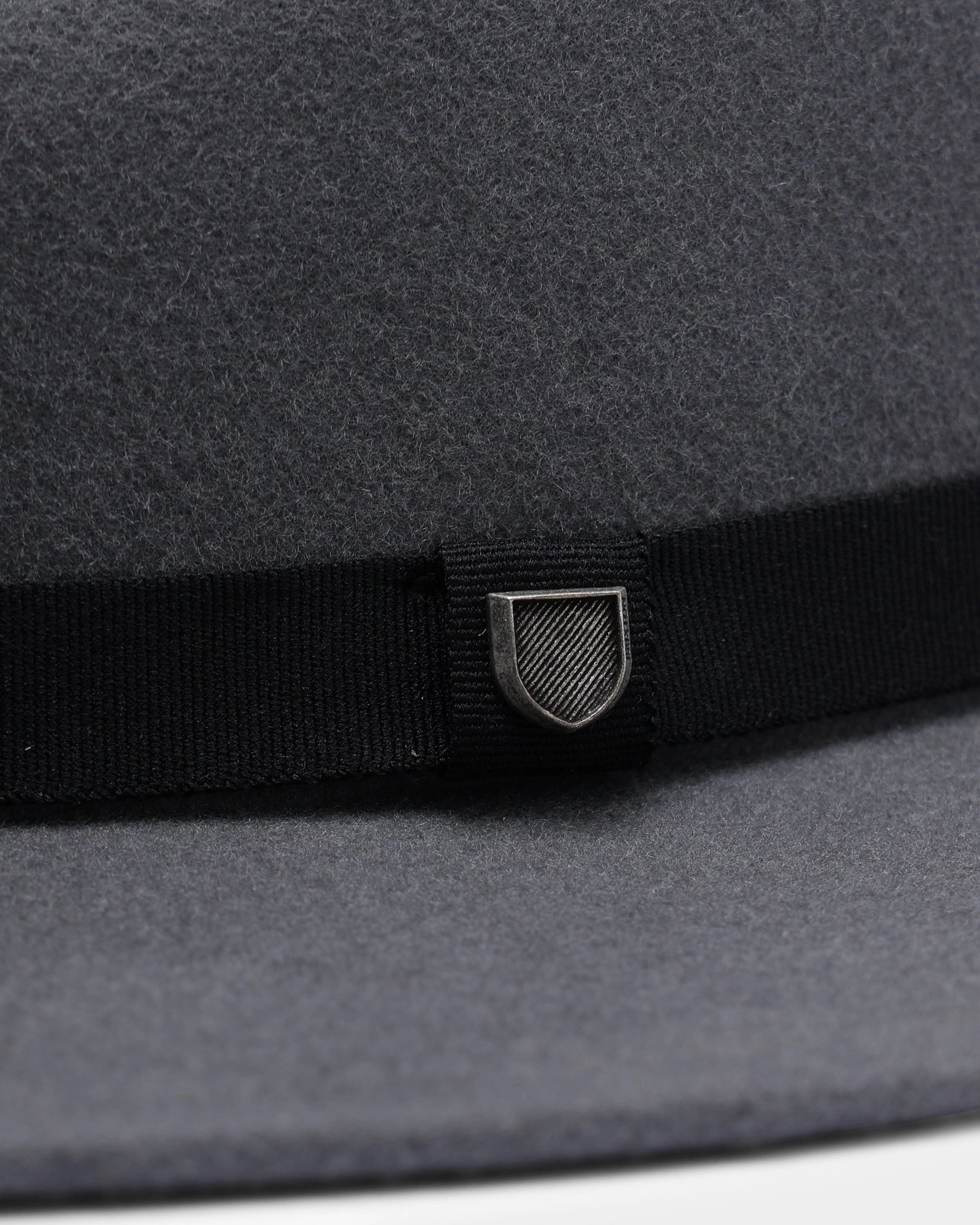 Brixton Messer Packable Fedora Charcoal