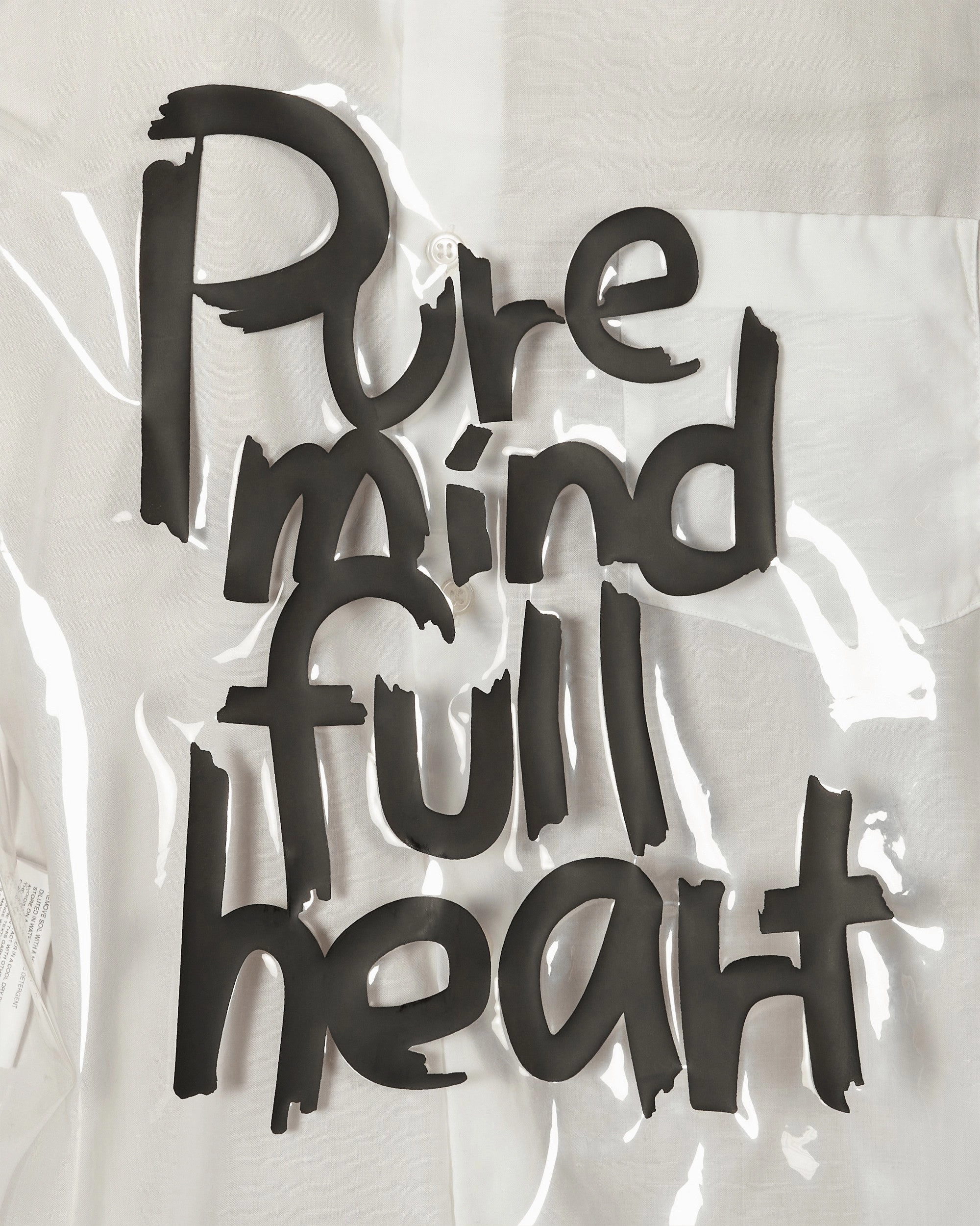 Clear Hooded Jacket White