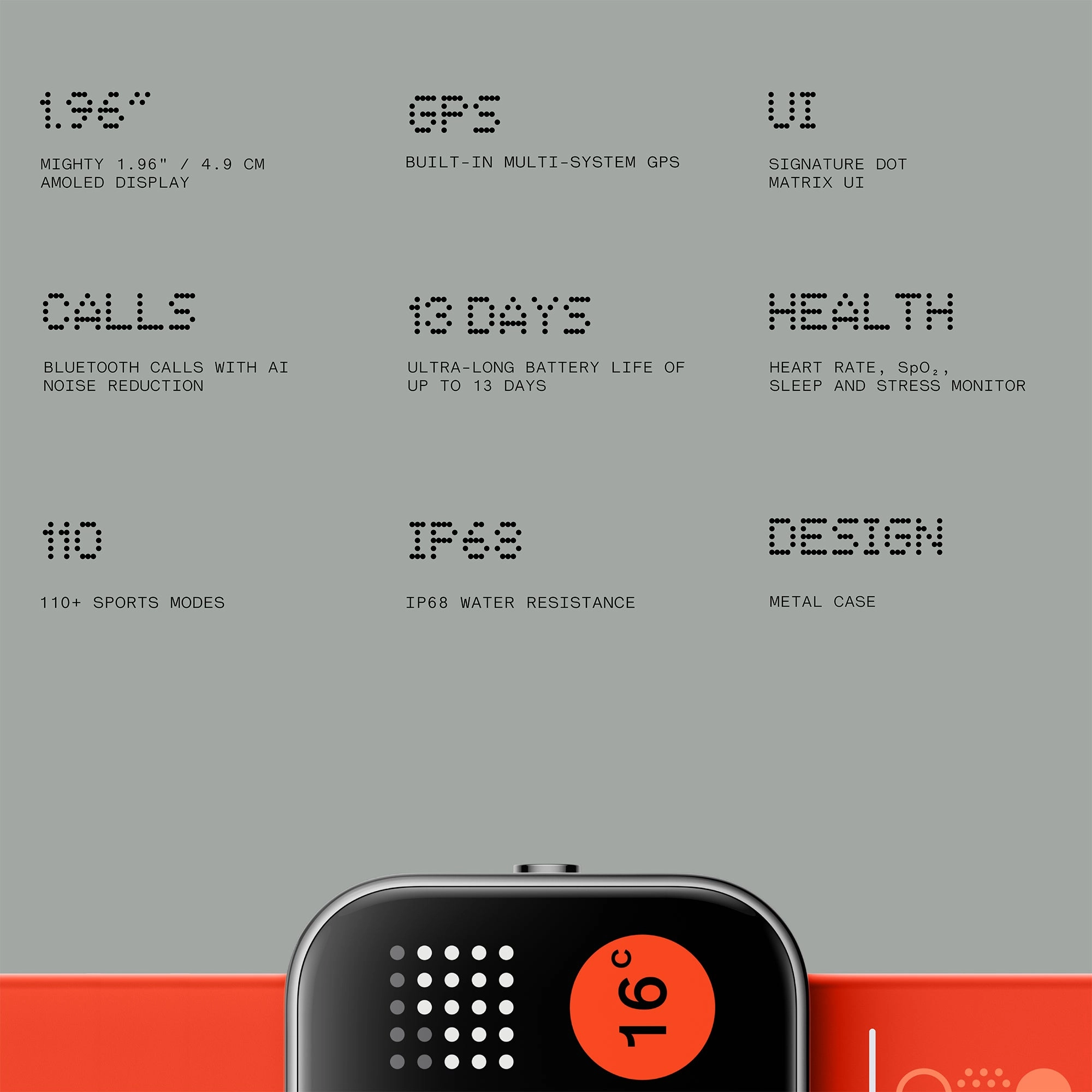 CMF By Nothing | CMF WATCH PRO  { DARK GRAY