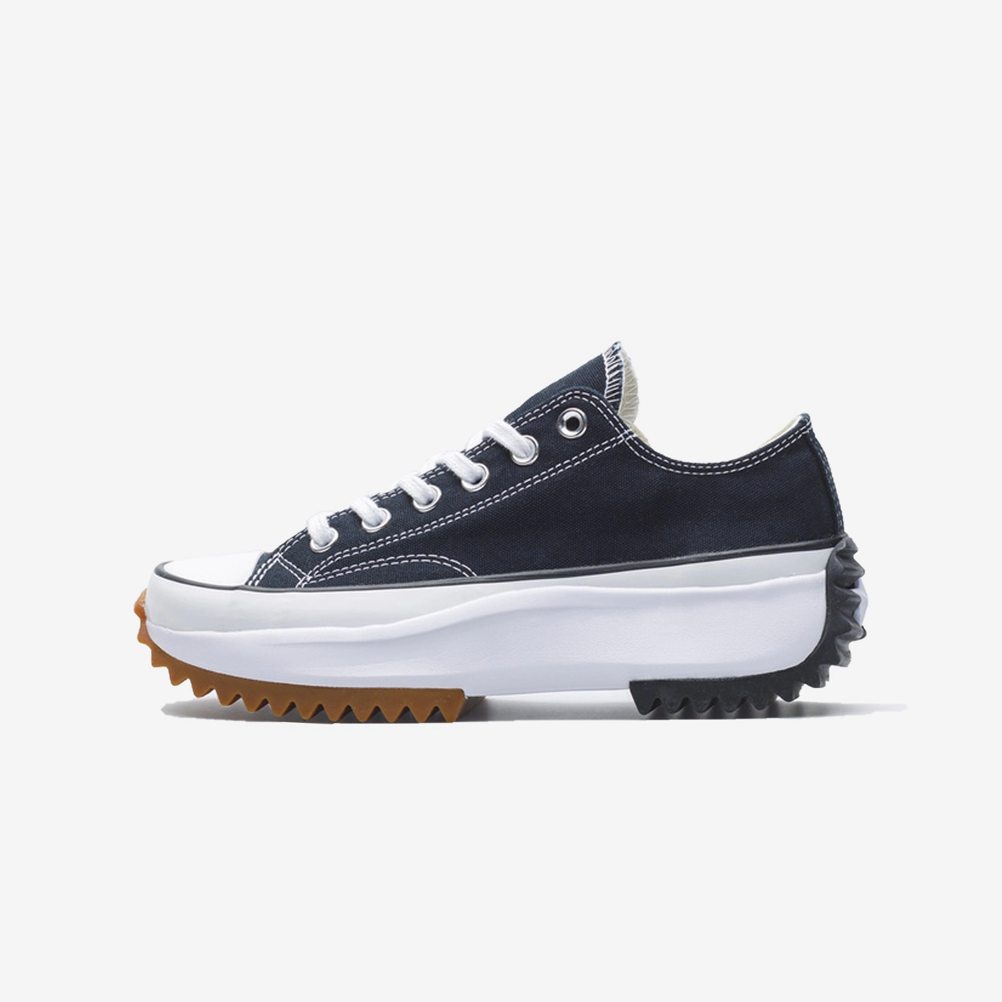 Converse | RUN STAR HIKE CANVAS PLATFORM  { BLACK/WHITE