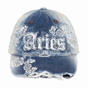 Destroyed Lace Cap 'Denim'