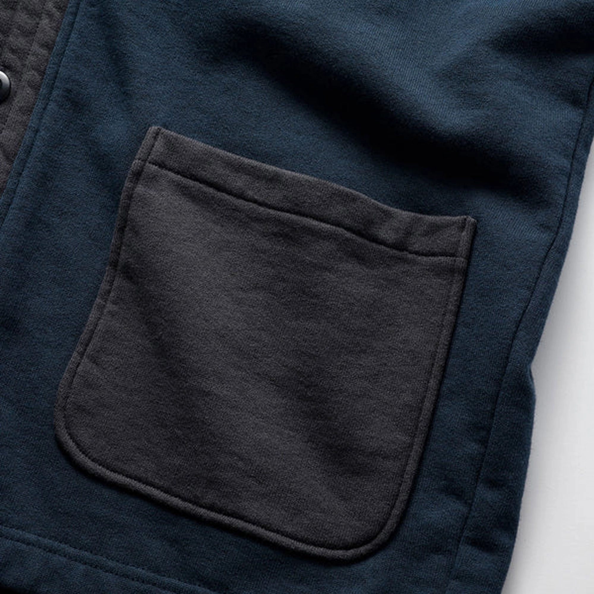 FDMTL | SWEAT S/S CARDIGAN  { NAVY