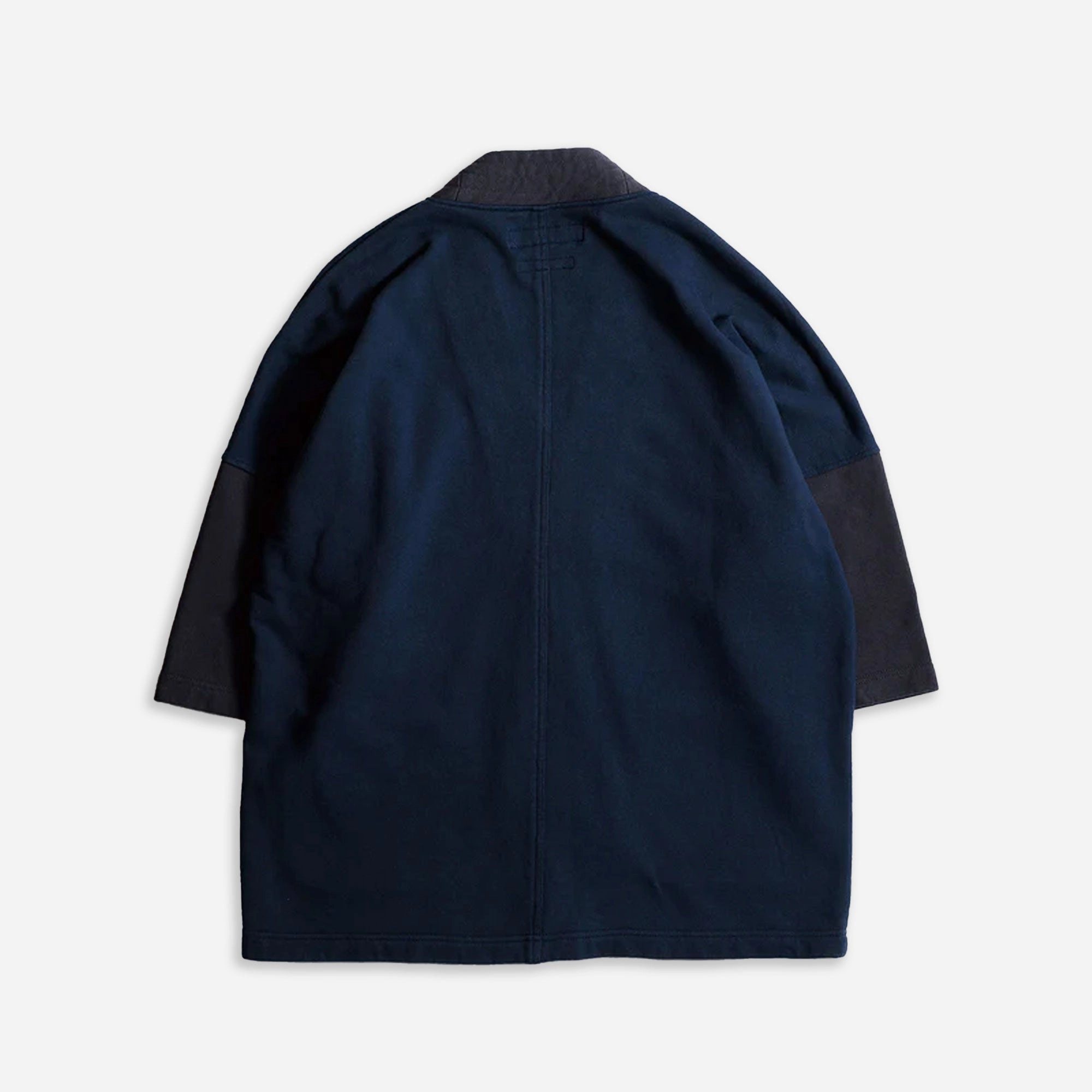 FDMTL | SWEAT S/S CARDIGAN  { NAVY
