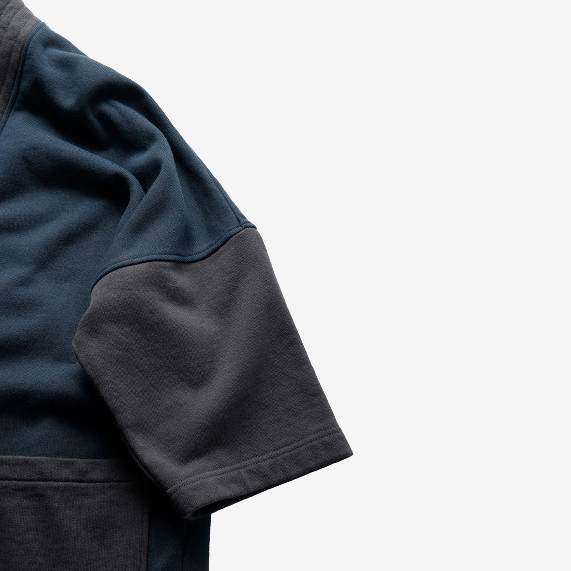 FDMTL | SWEAT S/S CARDIGAN  { NAVY