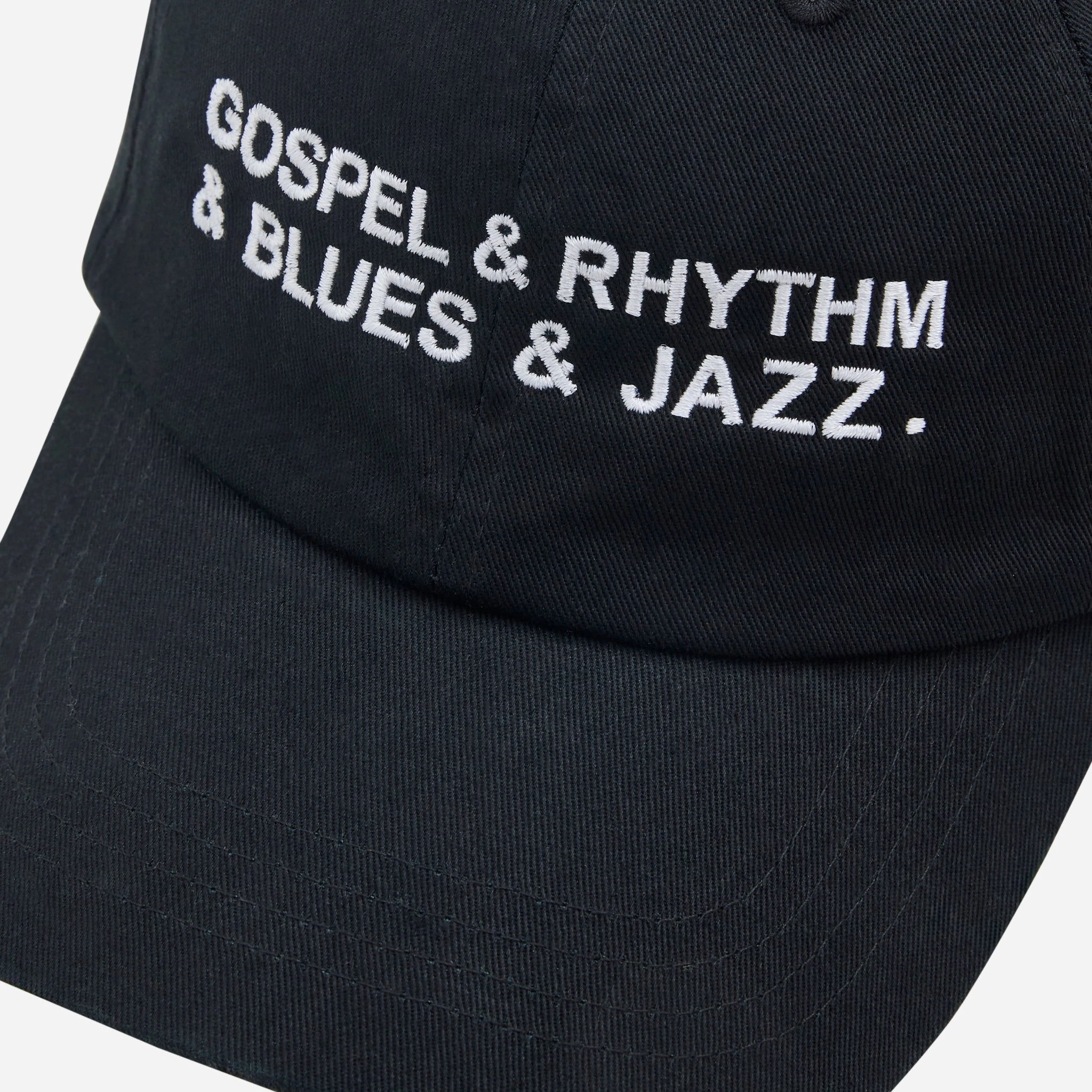 Gospel & Rhythm & Blues & Jazz Cap Black