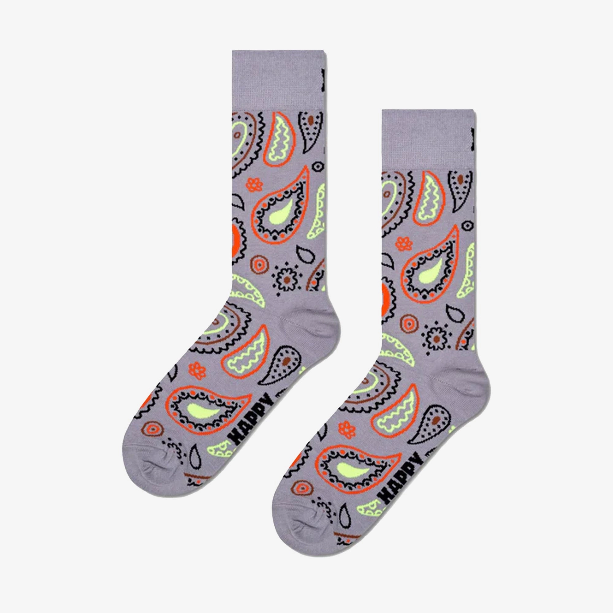 Happy Socks | PAISLEY SOCK  { GREY