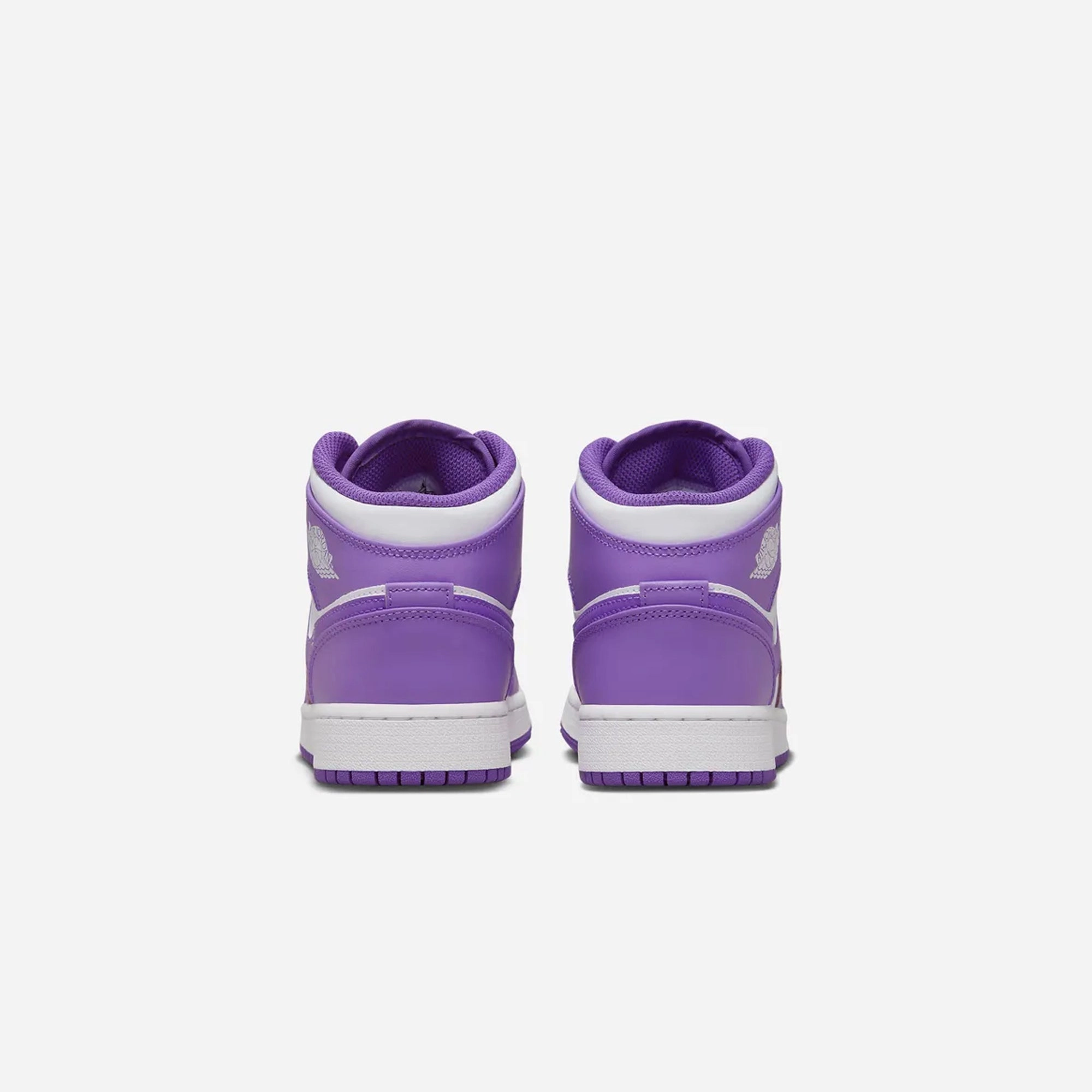 Jordan | AIR JORDAN 1 MID  { PURPLE VENOM/WHITE