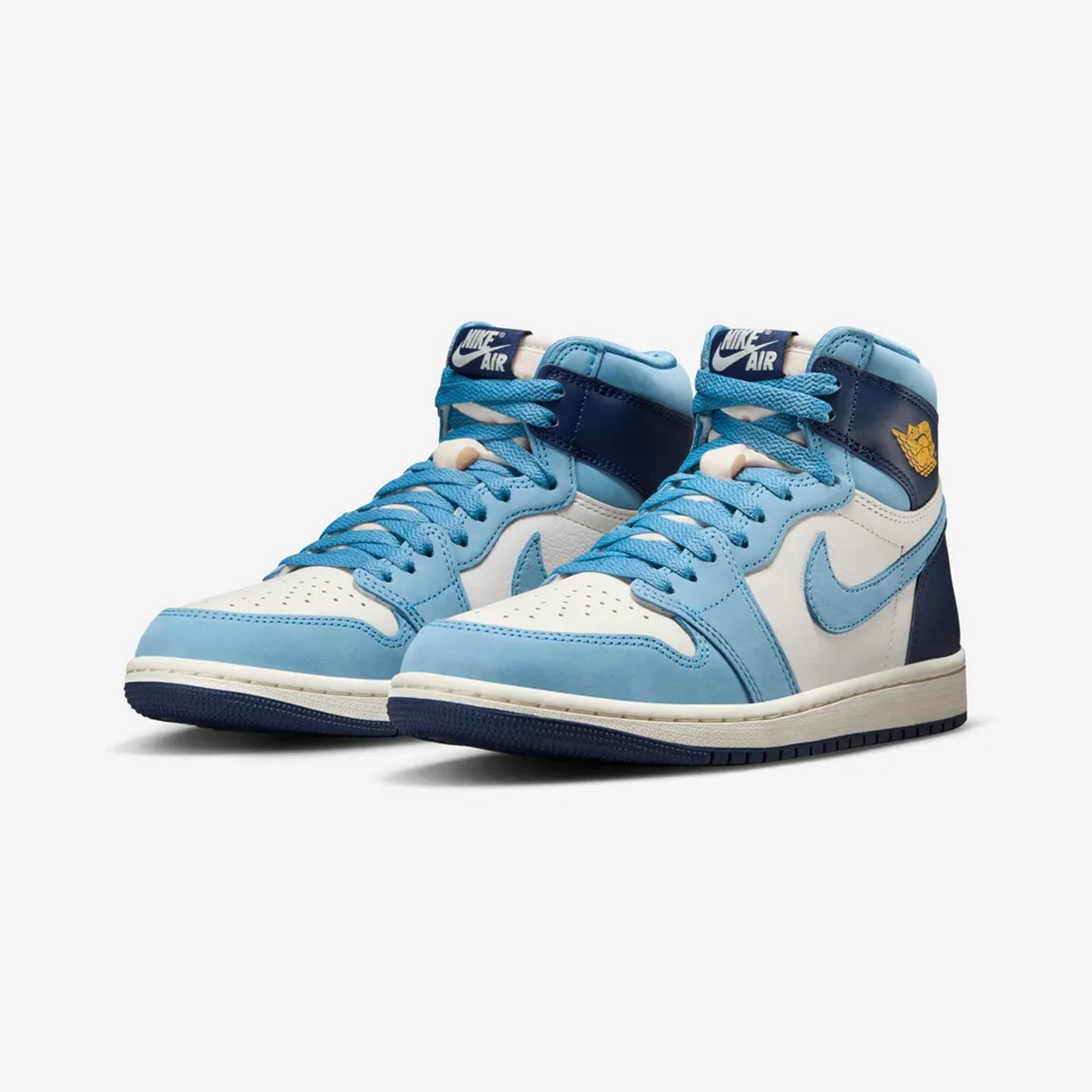 Jordan | AIR JORDAN 1 RETRO HIGH OG FIRST FLIGHT { UNIVERSITY BLUE/UNIVERSITY GOLD-SAIL