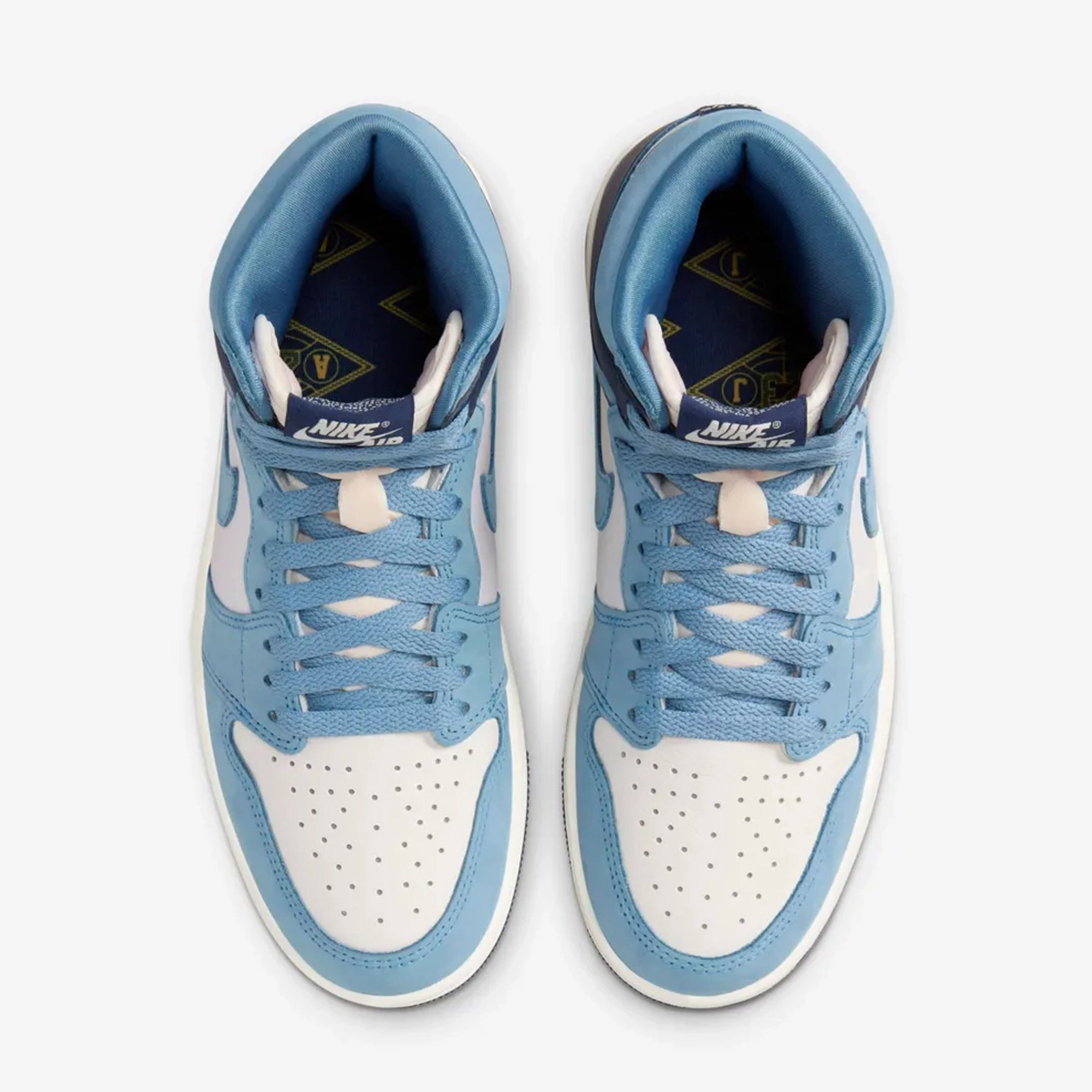 Jordan | AIR JORDAN 1 RETRO HIGH OG FIRST FLIGHT { UNIVERSITY BLUE/UNIVERSITY GOLD-SAIL