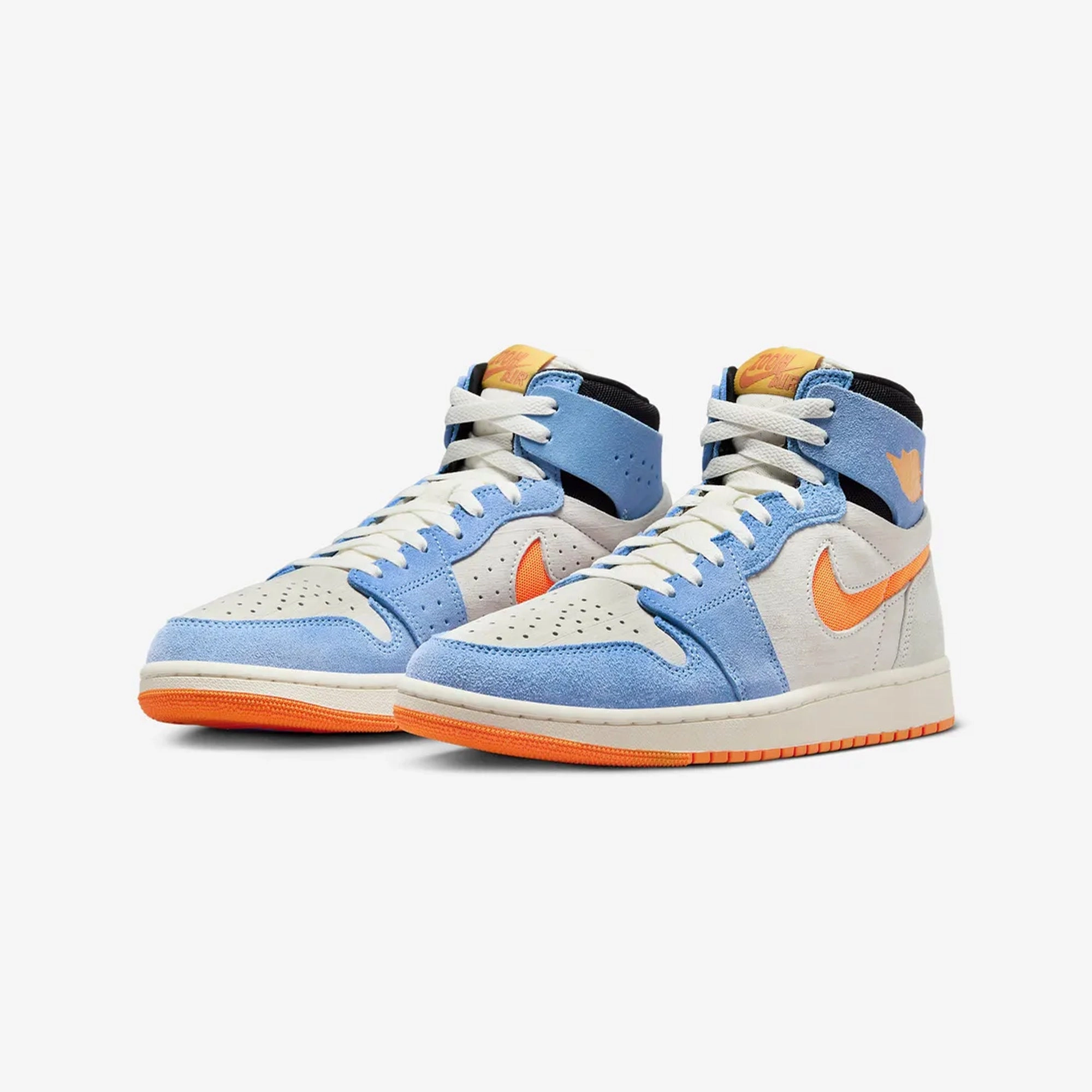 Jordan | AIR JORDAN 1 ZOOM CMFT 2  { SAIL/ALPHA ORANGE-ROYAL PULSE