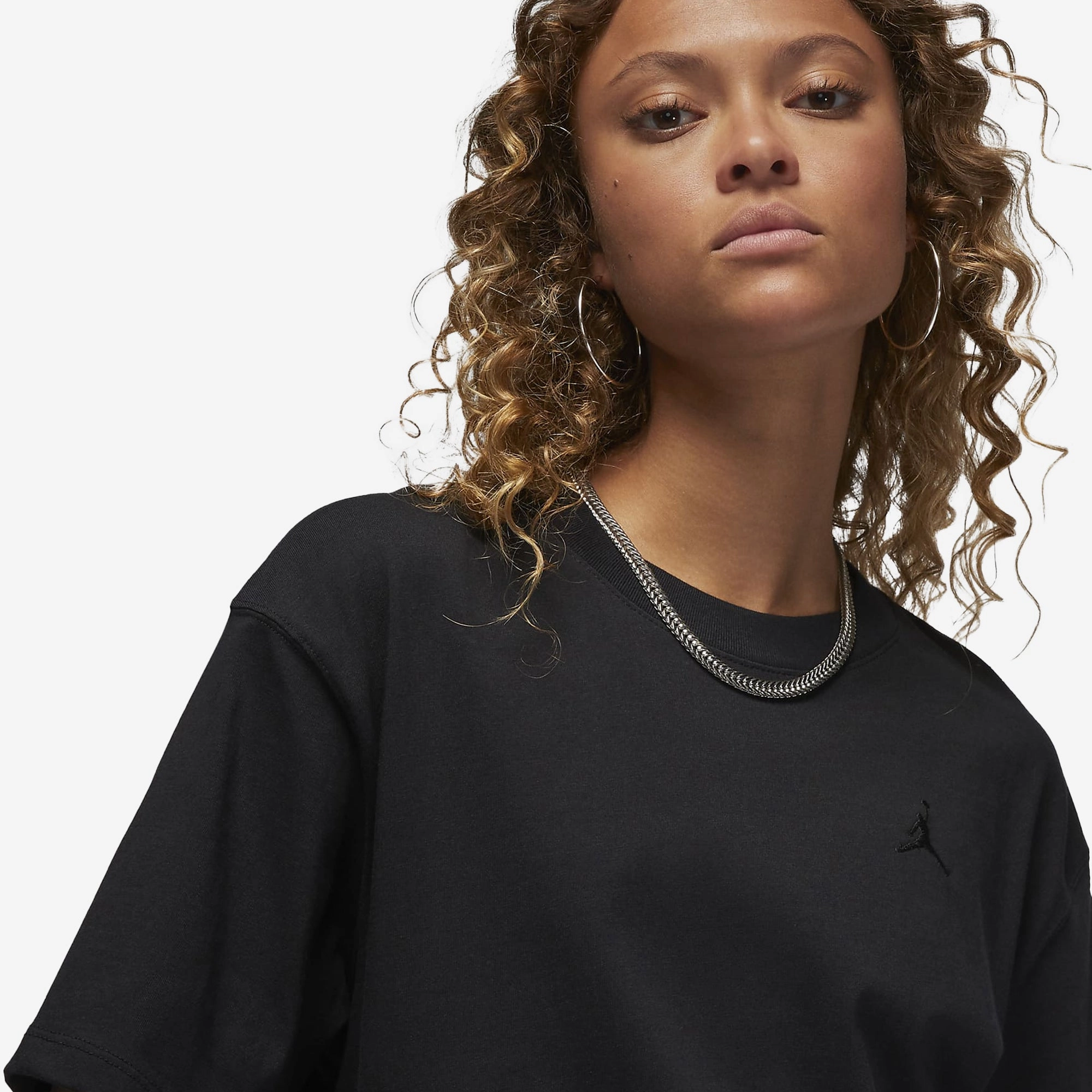Jordan | ESSENTIALS TOP  { BLACK