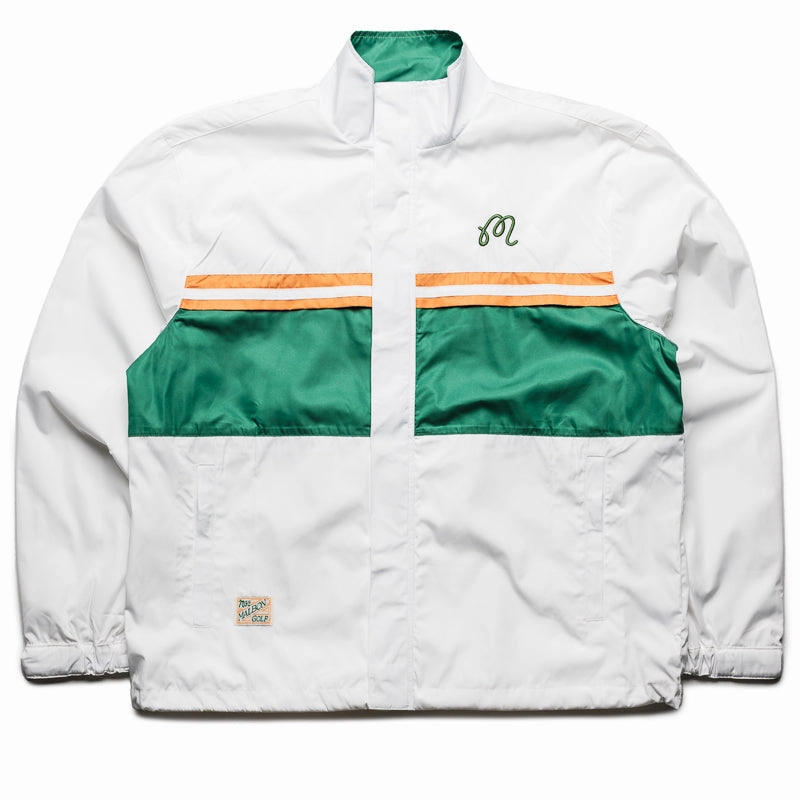 Malbon Golf Costanzo Windbreaker - White