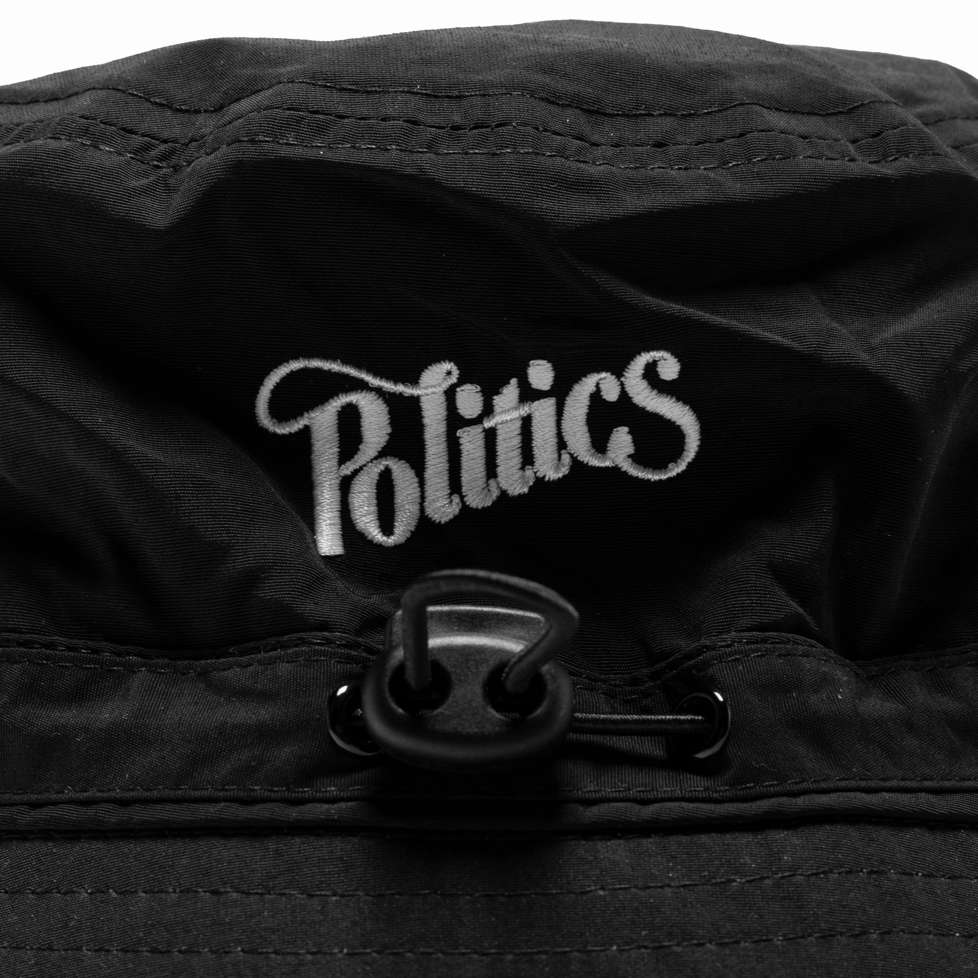Malbon Golf Nylon Bucket Hat - Black