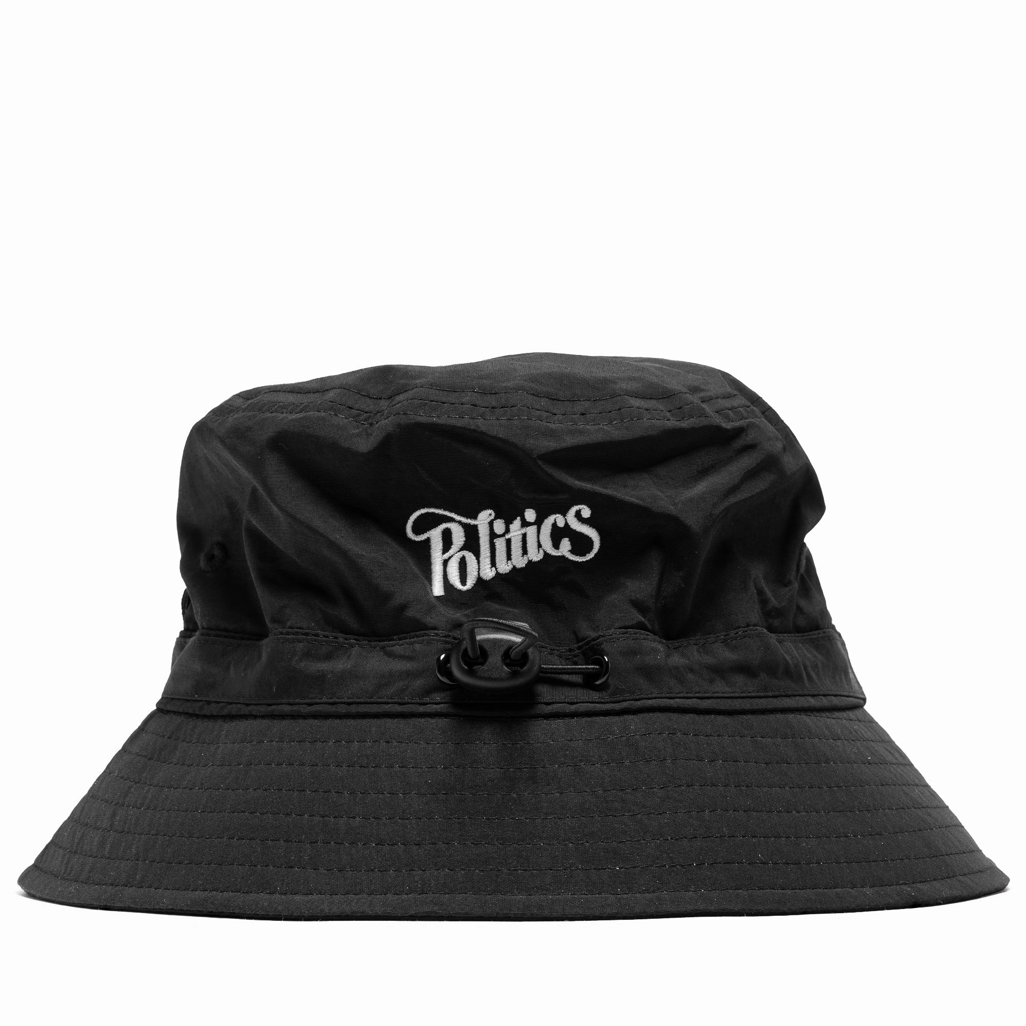 Malbon Golf Nylon Bucket Hat - Black