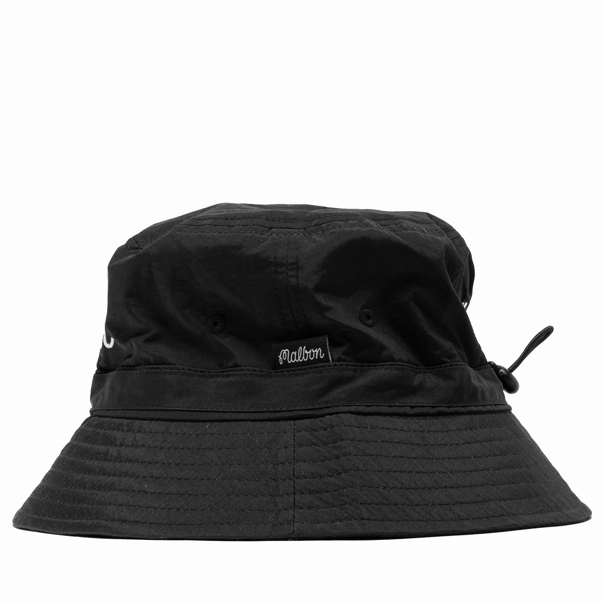 Malbon Golf Nylon Bucket Hat - Black