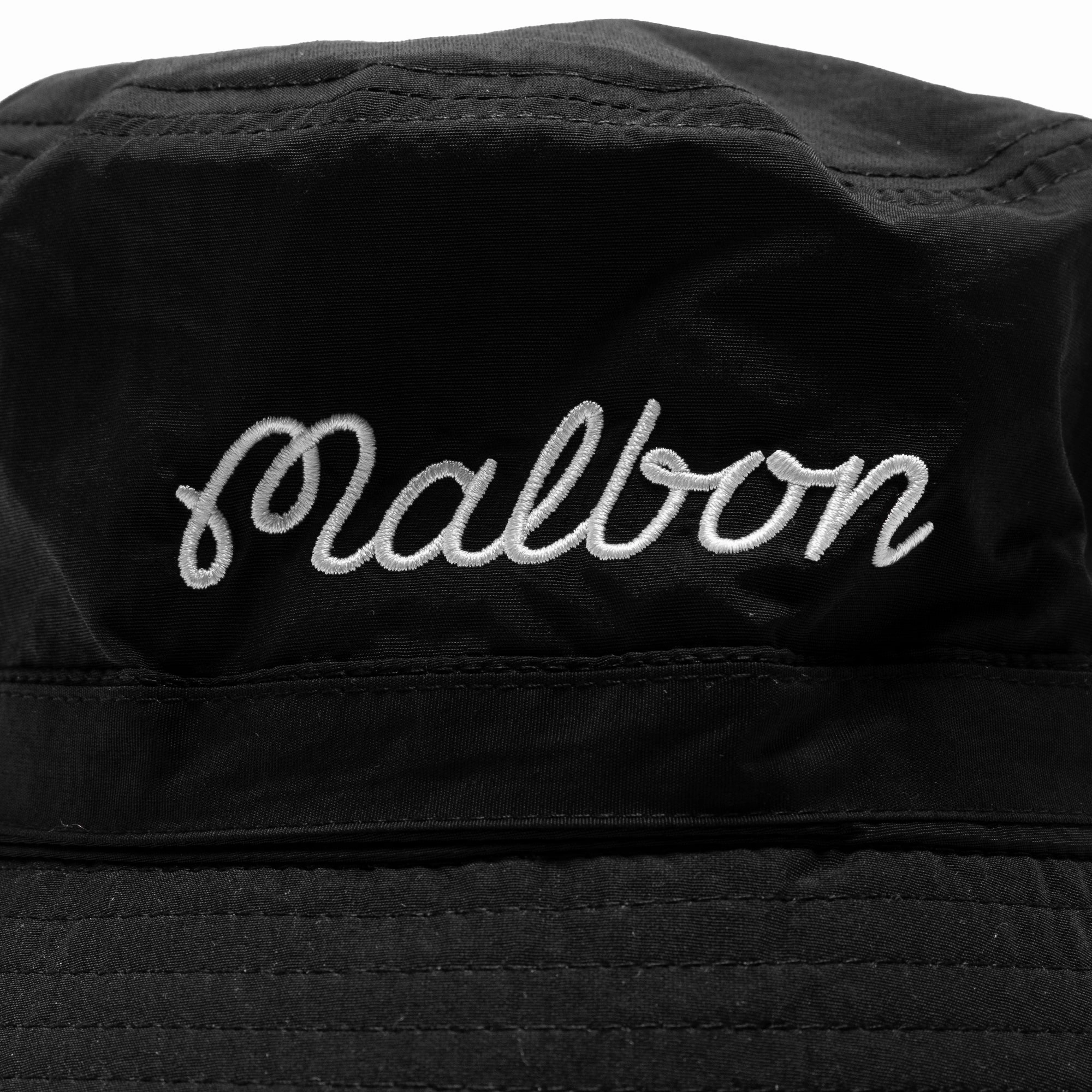 Malbon Golf Nylon Bucket Hat - Black