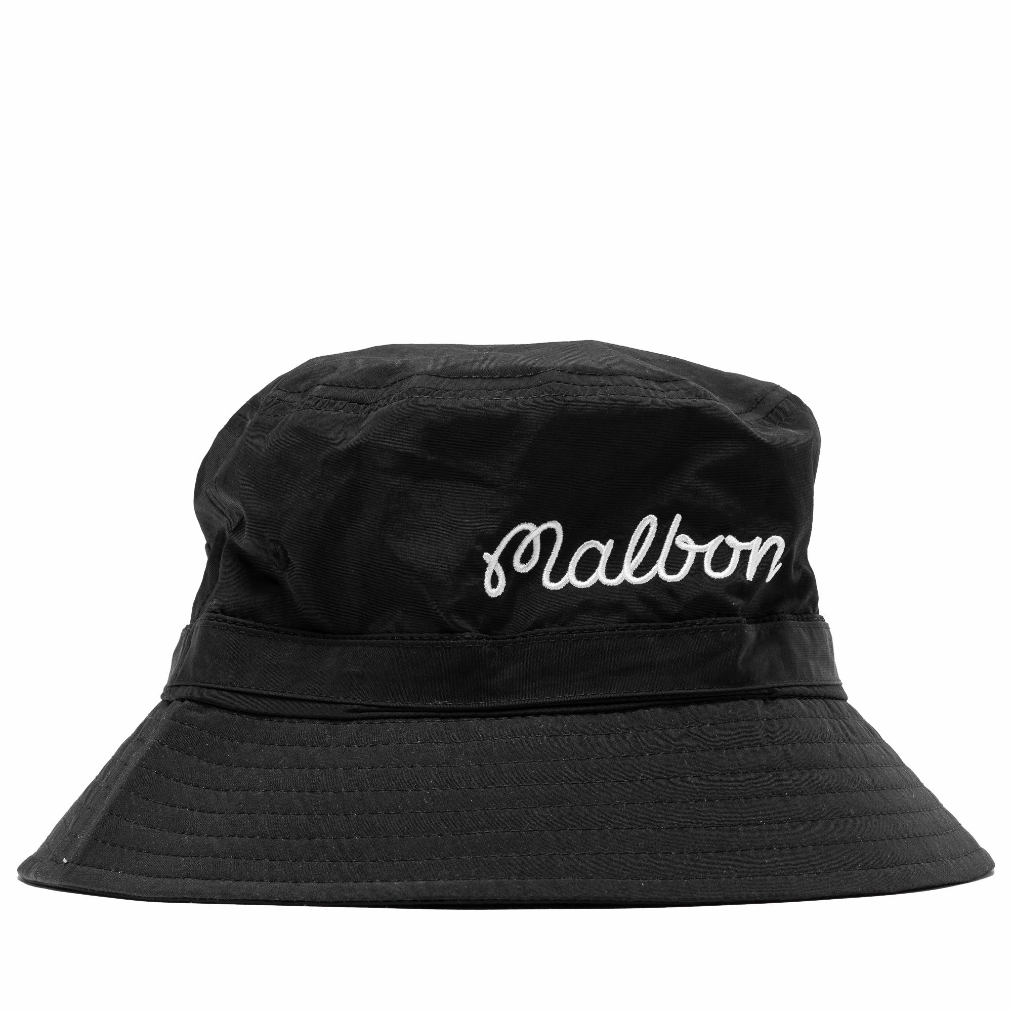 Malbon Golf Nylon Bucket Hat - Black