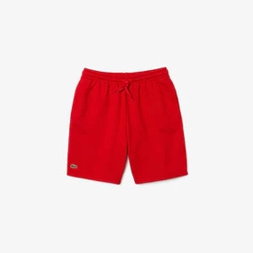 Men's Lacoste Tennis Fleece Shorts - RED-240