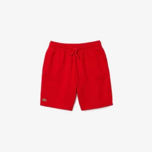 Men's Lacoste Tennis Fleece Shorts - RED-240