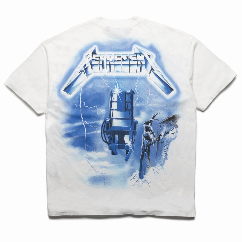 Metallica x Represent Ride The Lightning Tee - Flat White