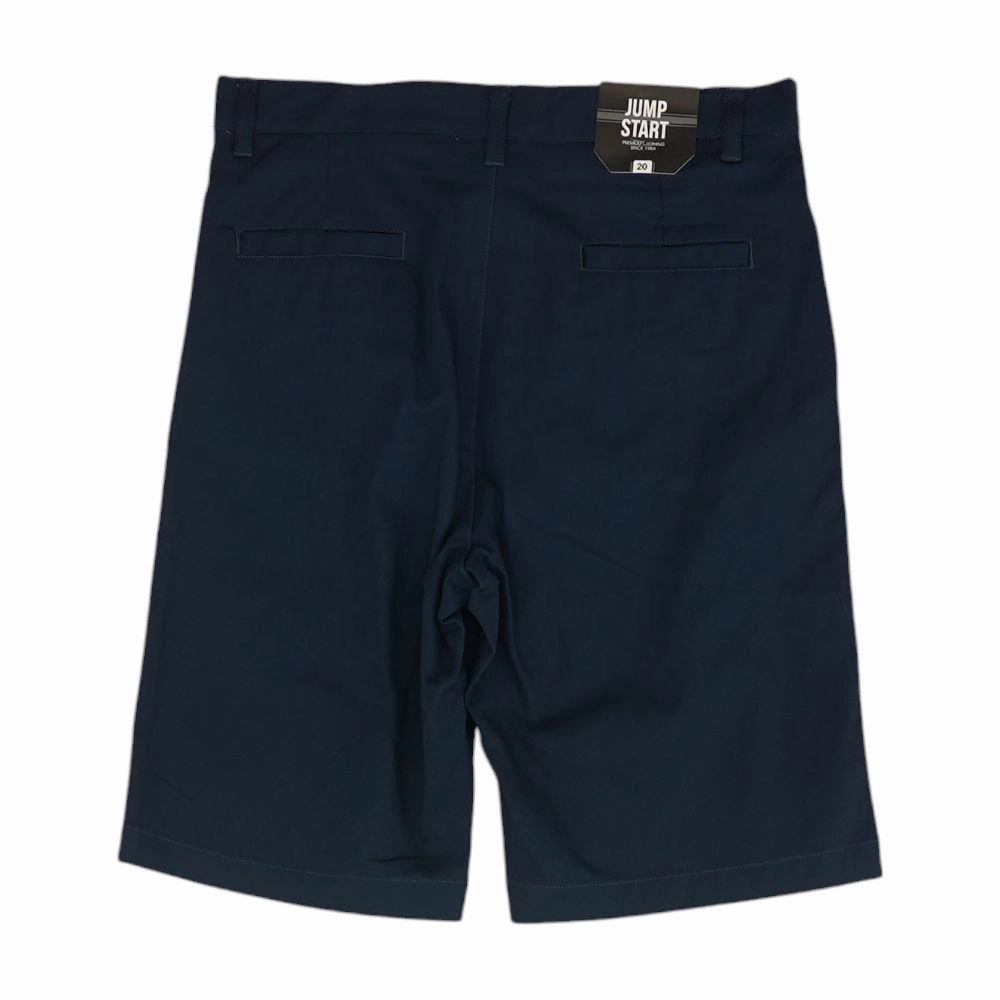 Navy Solid Chino Shorts