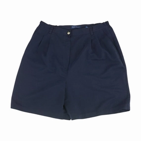 Navy Solid Chino Shorts