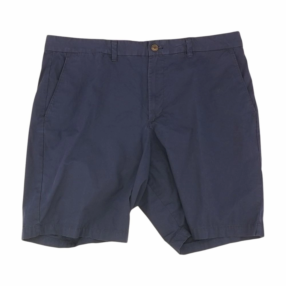 Navy Solid Chino Shorts