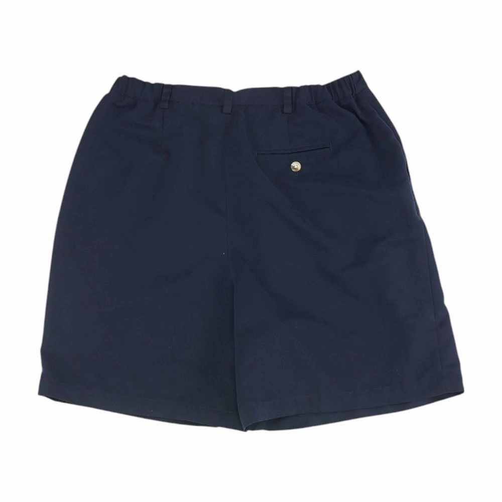 Navy Solid Chino Shorts