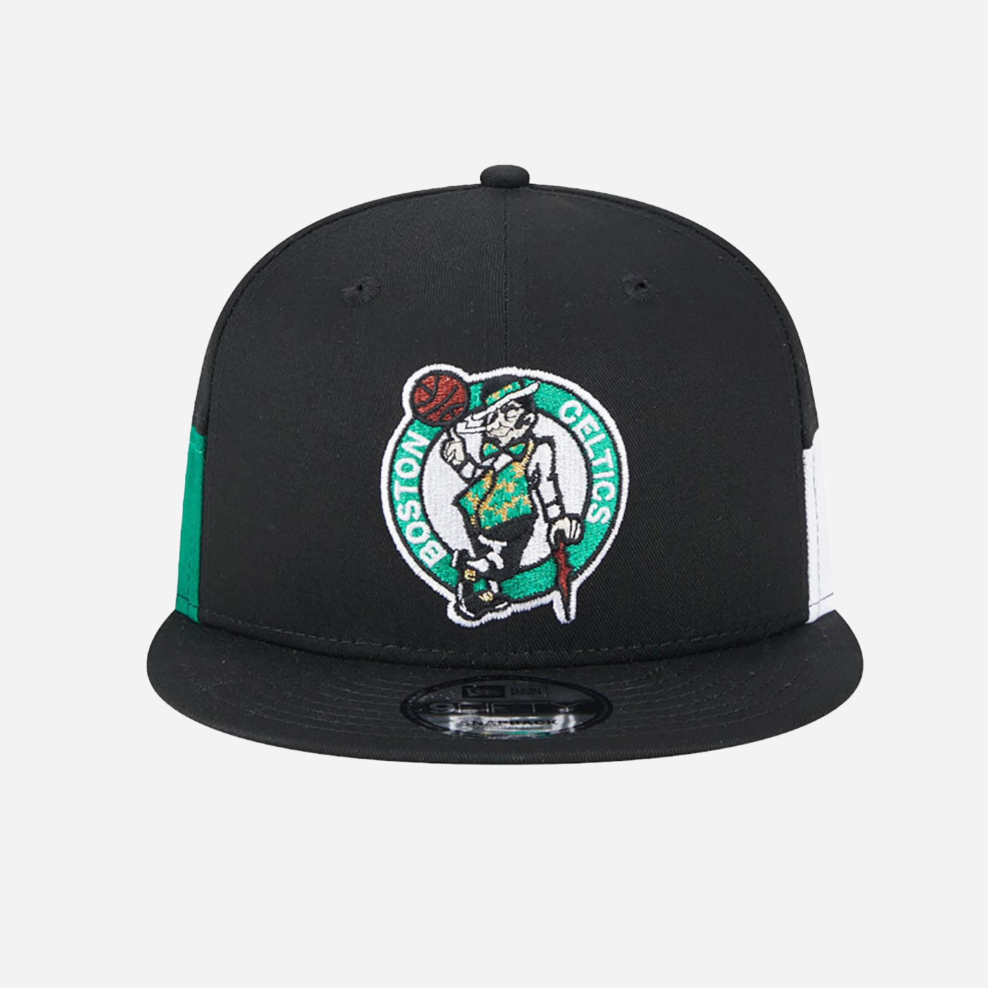 New Era | BOSTON CELTICS MULTI PATCH BLACK 9FIFTY SNAPBACK CAP  { BLACK