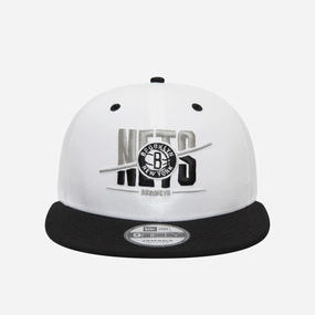New Era | BROOKLYN NETS CROWN 9FIFTY SNAPBACK CAP  { WHITE