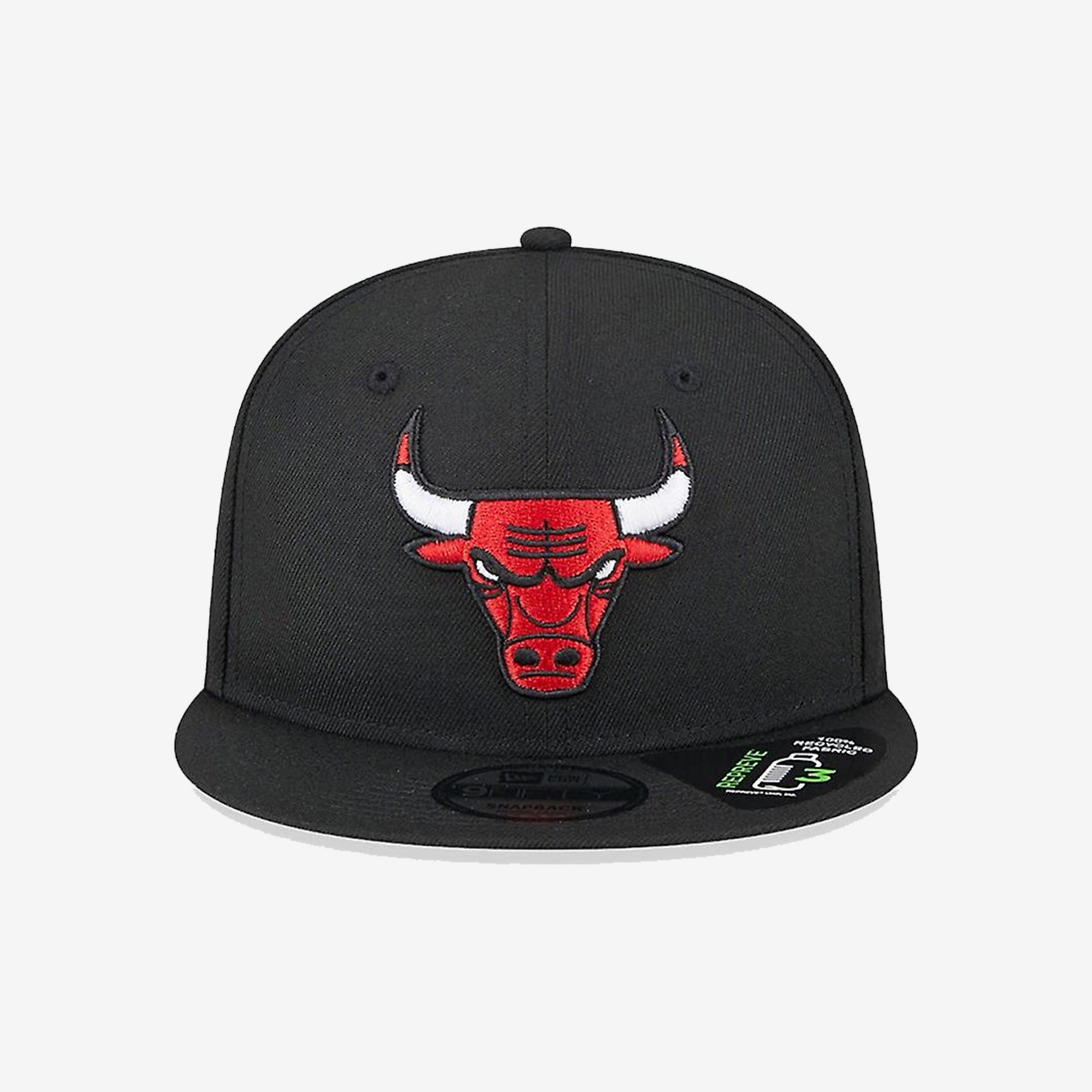 New Era | CHICAGO BULLS REPREVE BLACK 9FIFTY SNAPBACK CAP  { BLACK