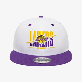 New Era | LA LAKERS CROWN WHITE 9FIFTY SNAPBACK CAP  { WHITE