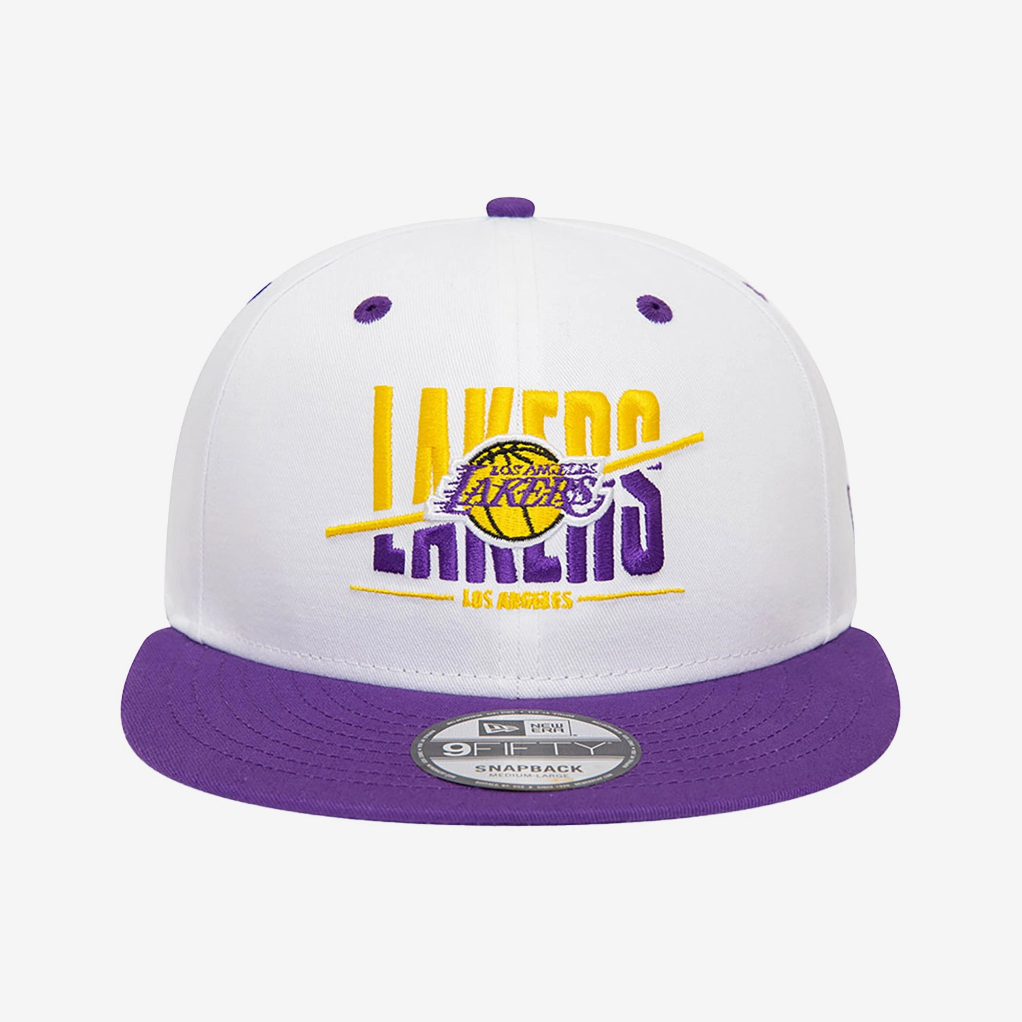 New Era | LA LAKERS CROWN WHITE 9FIFTY SNAPBACK CAP  { WHITE