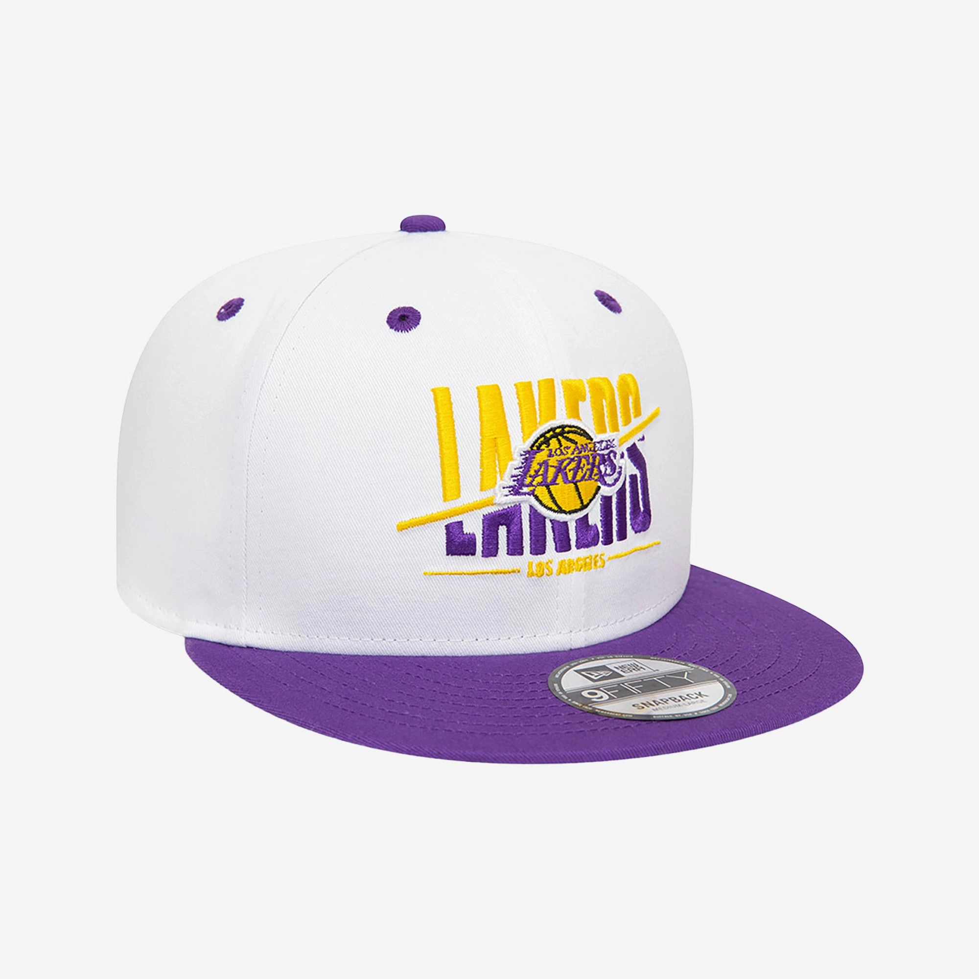 New Era | LA LAKERS CROWN WHITE 9FIFTY SNAPBACK CAP  { WHITE