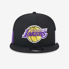 New Era | LA LAKERS MULTI PATCH BLACK 9FIFTY SNAPBACK CAP  { BLACK