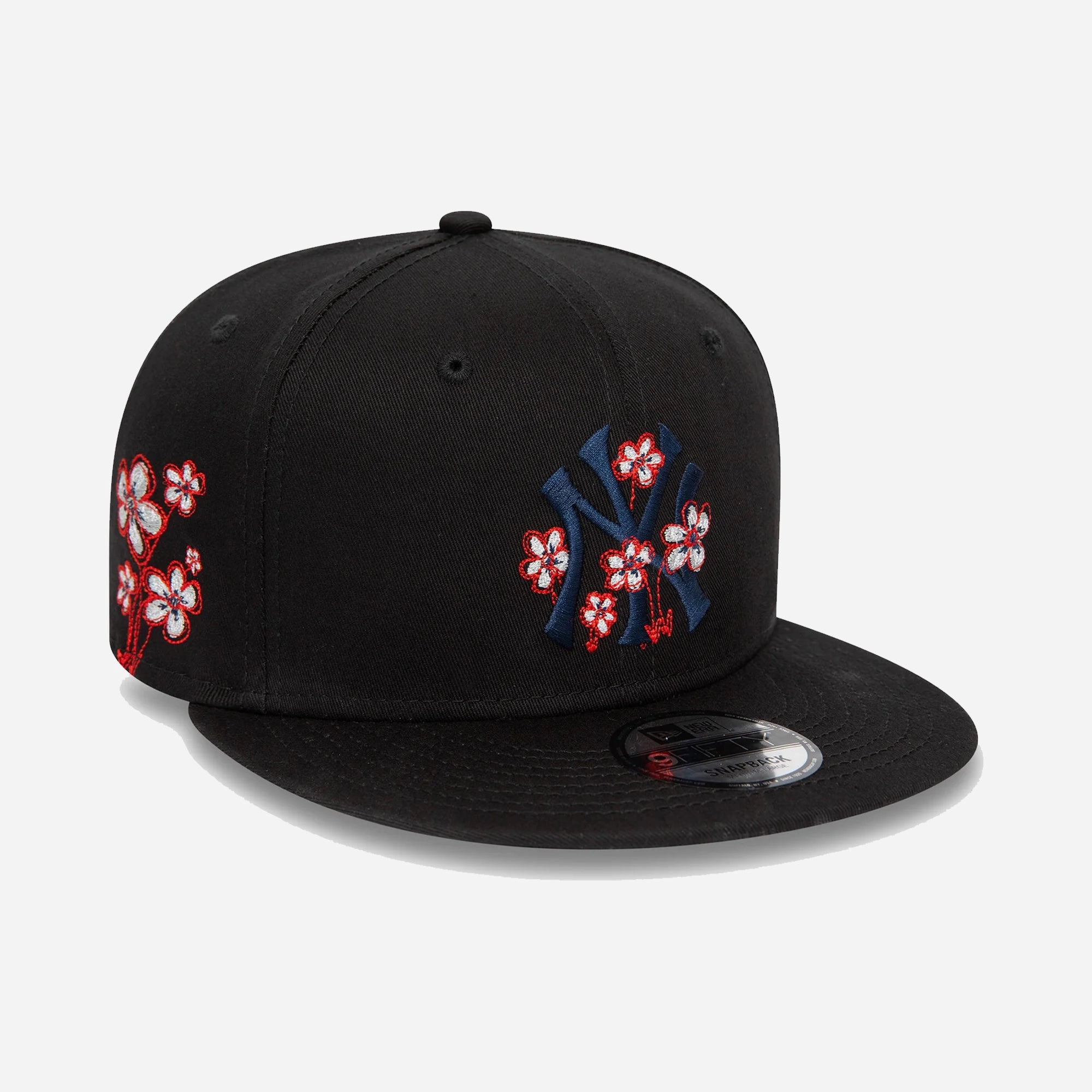 New Era | NEW YORK YANKEES MLB FLOWER GRAPHIC 9FIFTY SNAPBACK  { BLACK