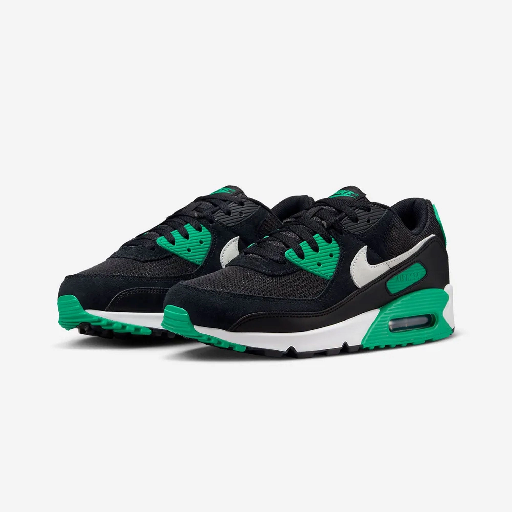 NIKE | AIR MAX 90 { BLACK/WHITE-STADIUM GREEN