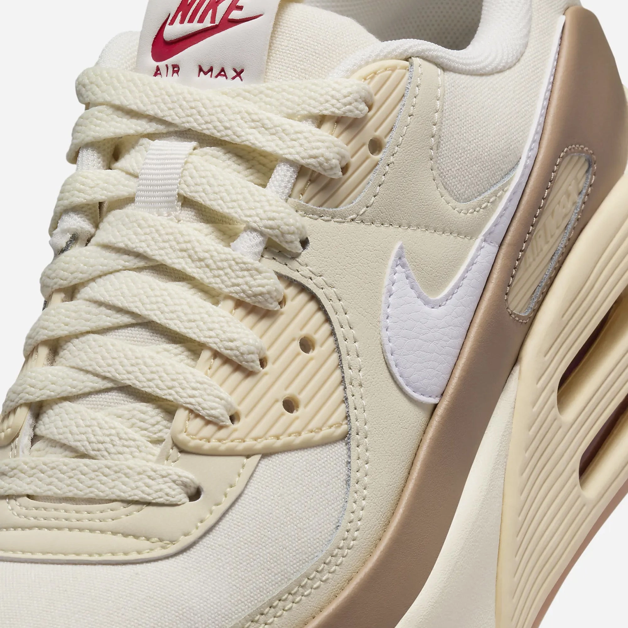 Nike | AIR MAX 90 LV8  { SAIL/WHITE-COCONUT MILK-PALE VANILLA
