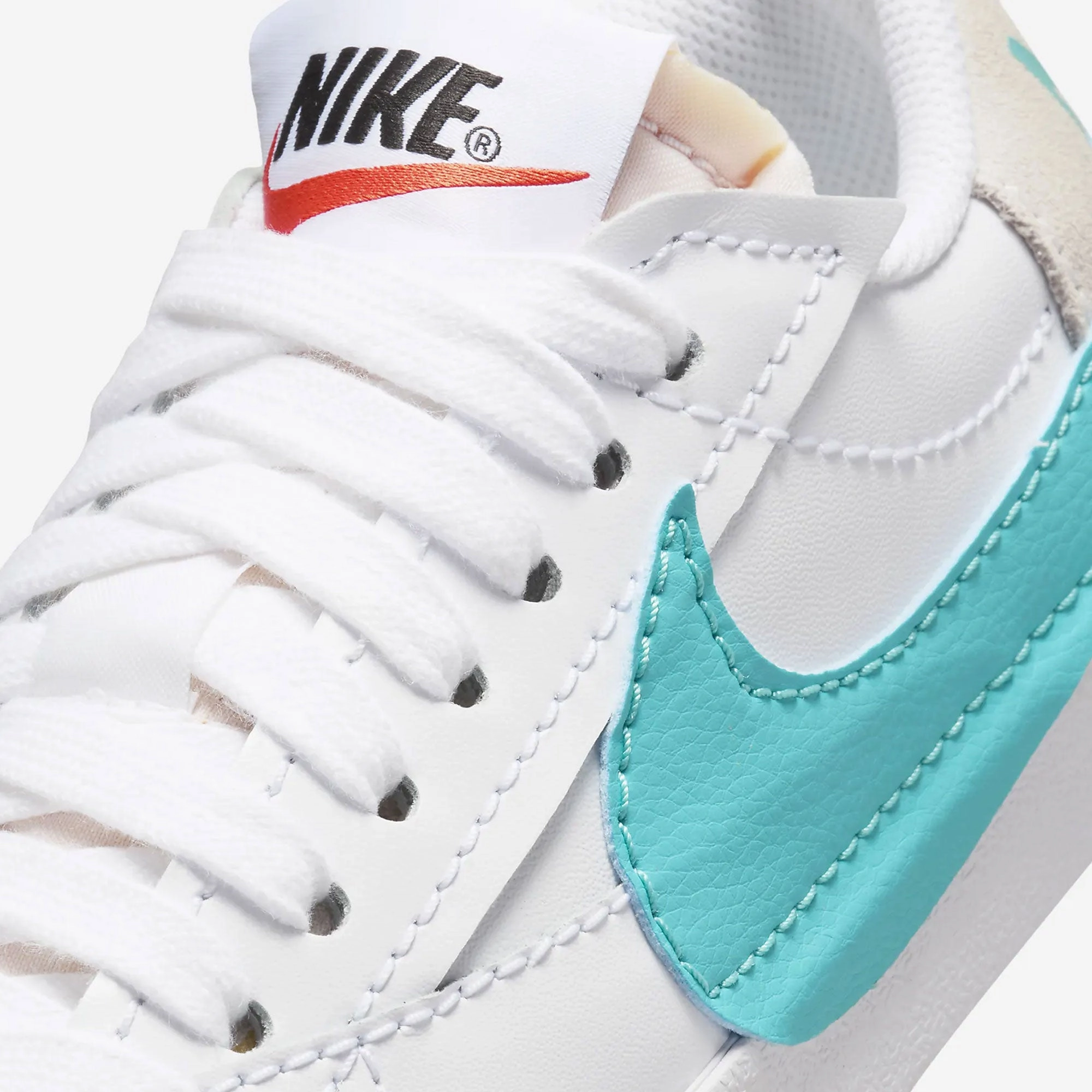Nike | BLAZER LOW '77 JUMBO { WHITE/DUSTY CACTUS-SUMMIT WHITE