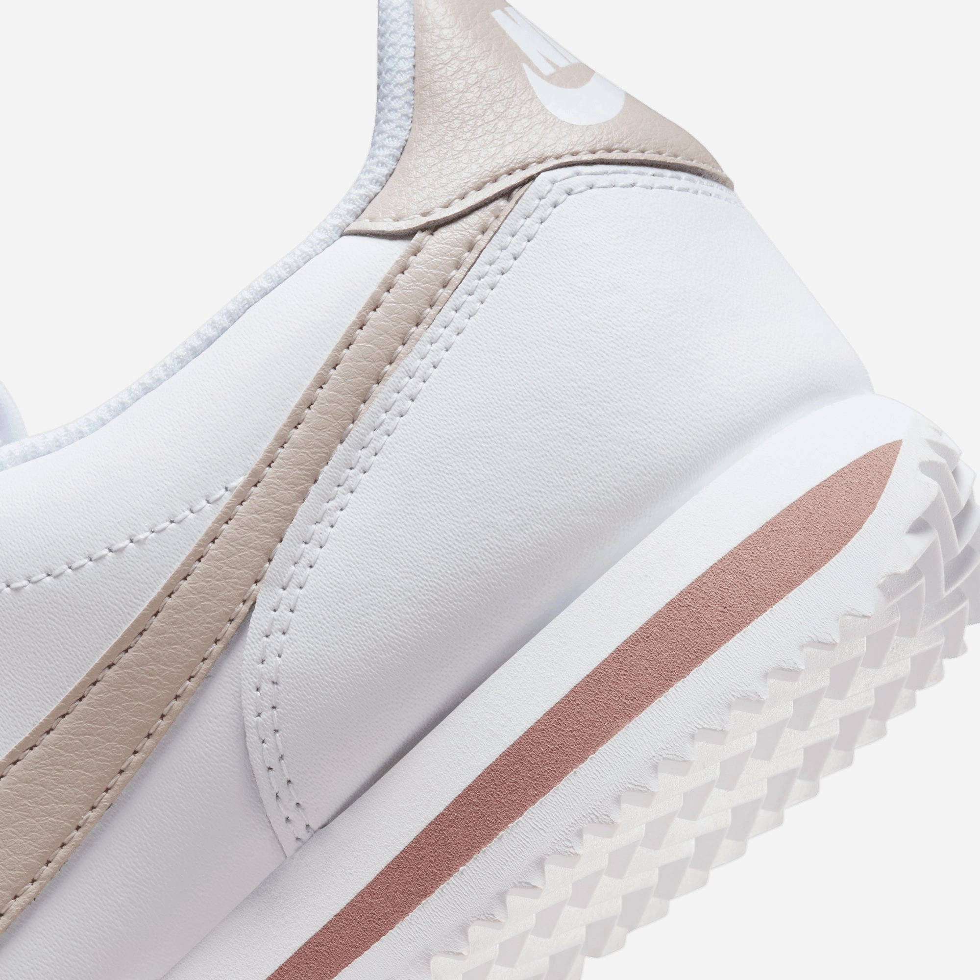 Nike | CORTEZ  { WHITE/PLATINUM VIOLET-SMOKEY MAUVE-BLACK