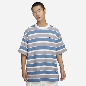 NIKE | FRENCH TERRY SHORT-SLEEVE TOP { AEGEAN STORM/WHITE/BLACK