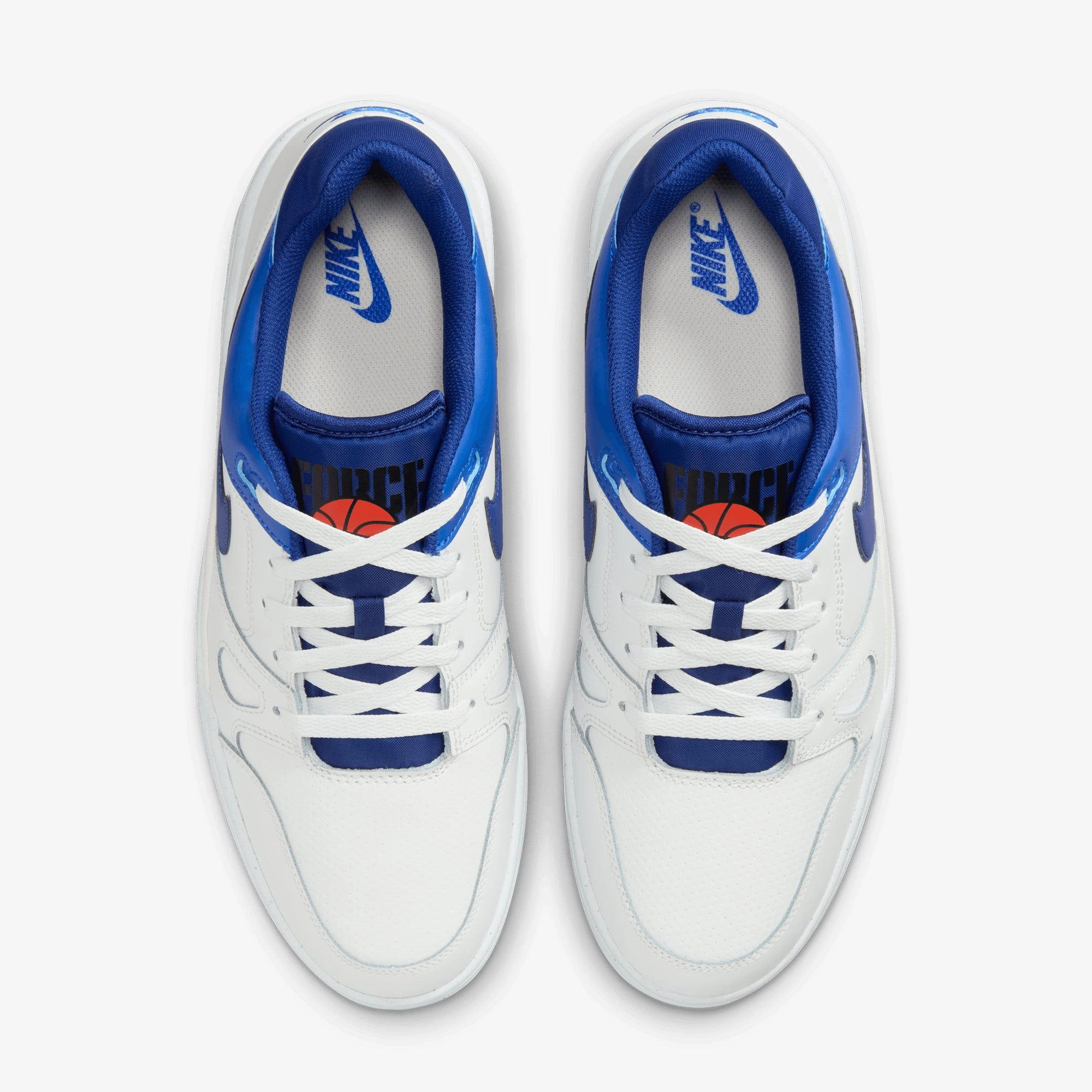 NIKE | FULL FORCE LOW { SUMMIT WHITE/DEEP ROYAL BLUE-RACER BLUE