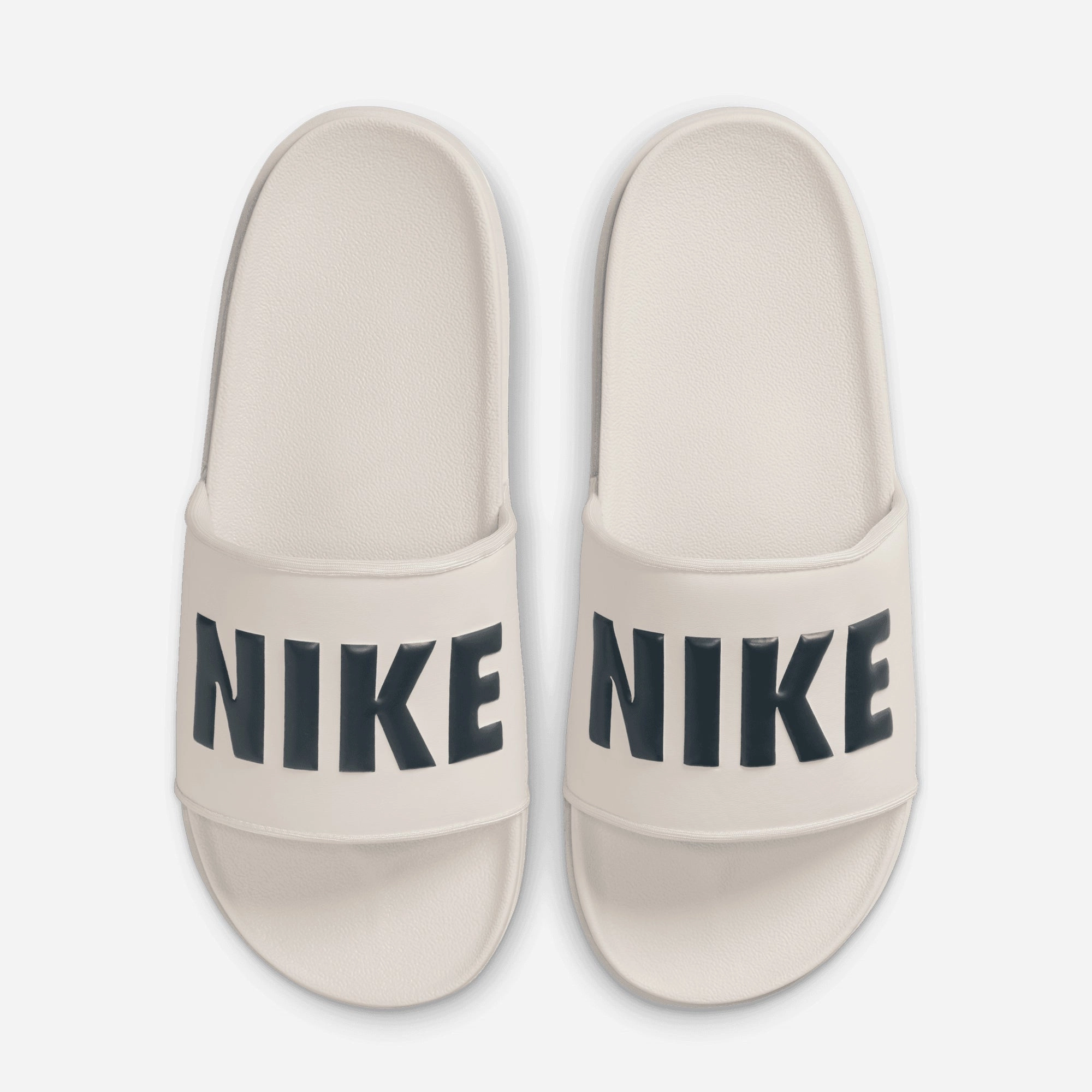 NIKE | OFFCOURT SLIDES { LT OREWOOD BRN/ARMORY NAVY-SAIL